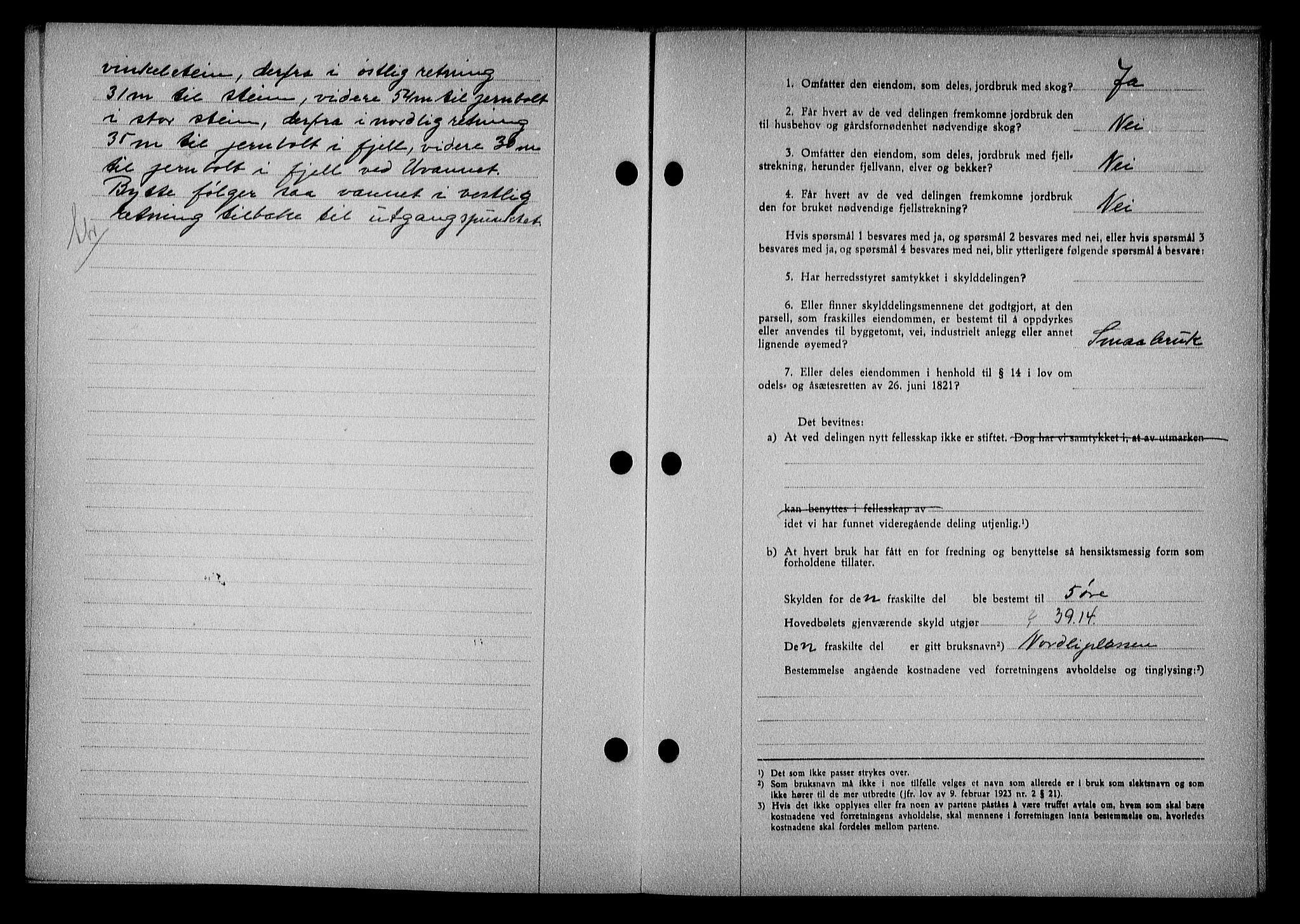 Nedenes sorenskriveri, AV/SAK-1221-0006/G/Gb/Gba/L0049: Mortgage book no. A-III, 1941-1942, Diary no: : 1064/1942