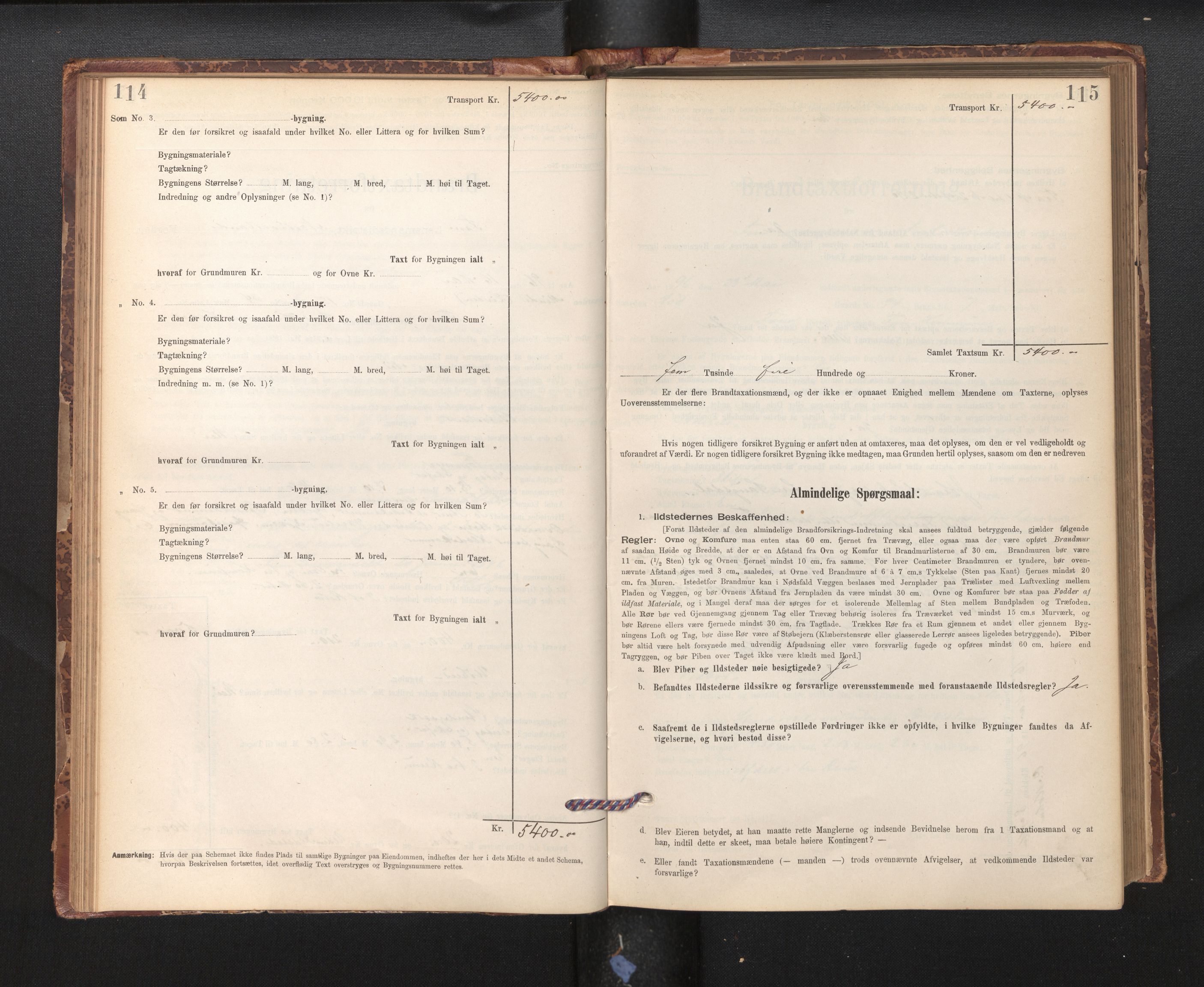 Lensmannen i Fana, AV/SAB-A-31801/0012/L0016: Branntakstprotokoll skjematakst, 1895-1902, p. 114-115