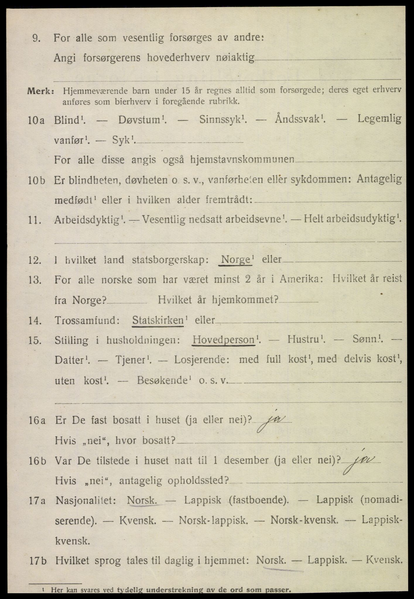 SAT, 1920 census for Inderøy, 1920, p. 5708