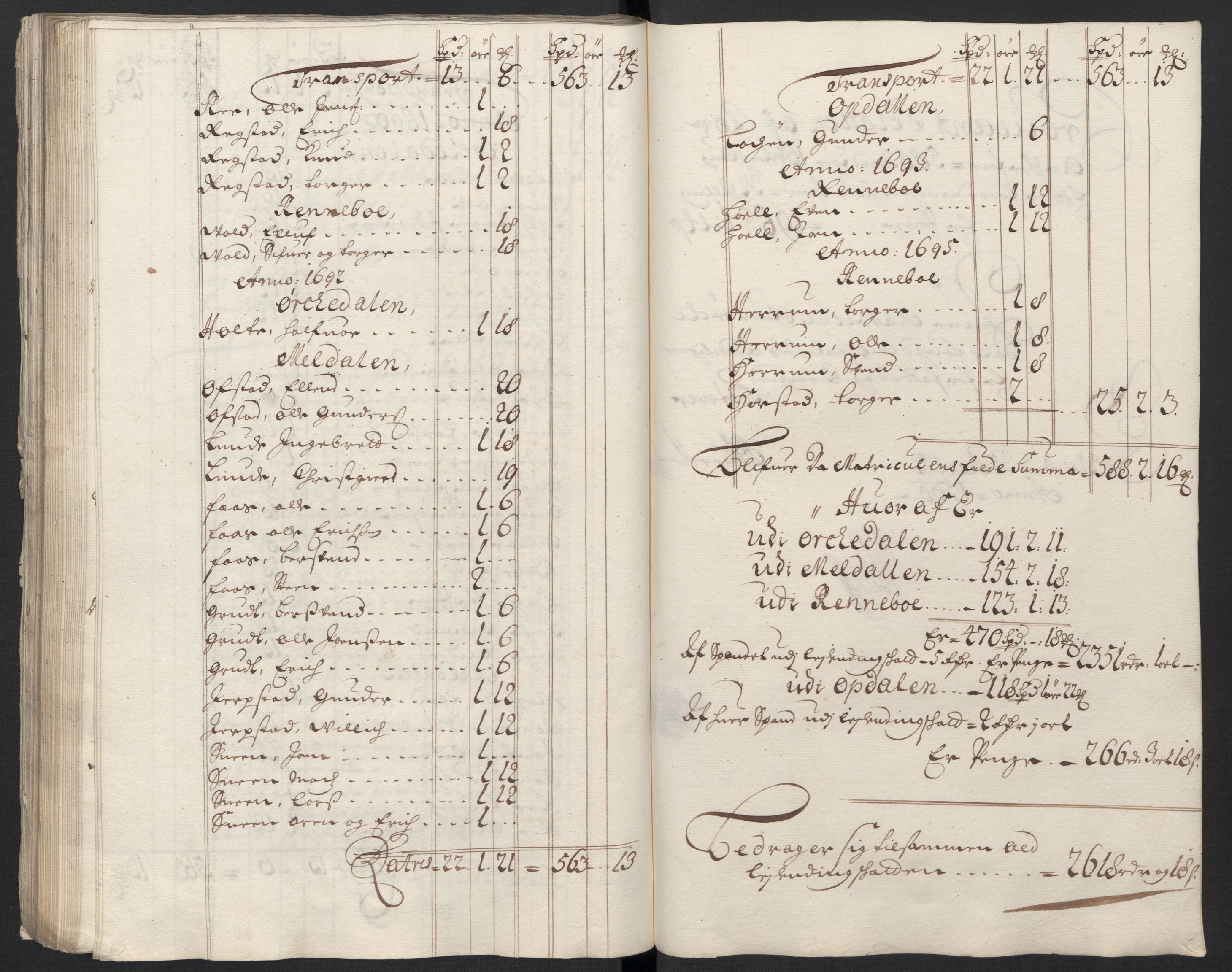 Rentekammeret inntil 1814, Reviderte regnskaper, Fogderegnskap, RA/EA-4092/R60/L3950: Fogderegnskap Orkdal og Gauldal, 1700, p. 81