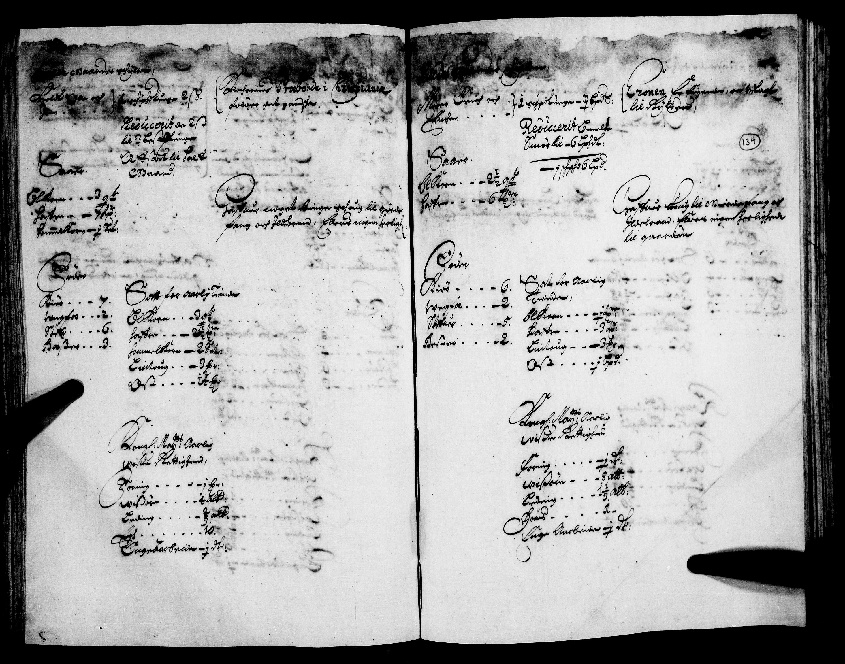 Rentekammeret inntil 1814, Realistisk ordnet avdeling, AV/RA-EA-4070/N/Nb/Nba/L0007: Nedre Romerike fogderi, 1. del, 1666, p. 133b-134a