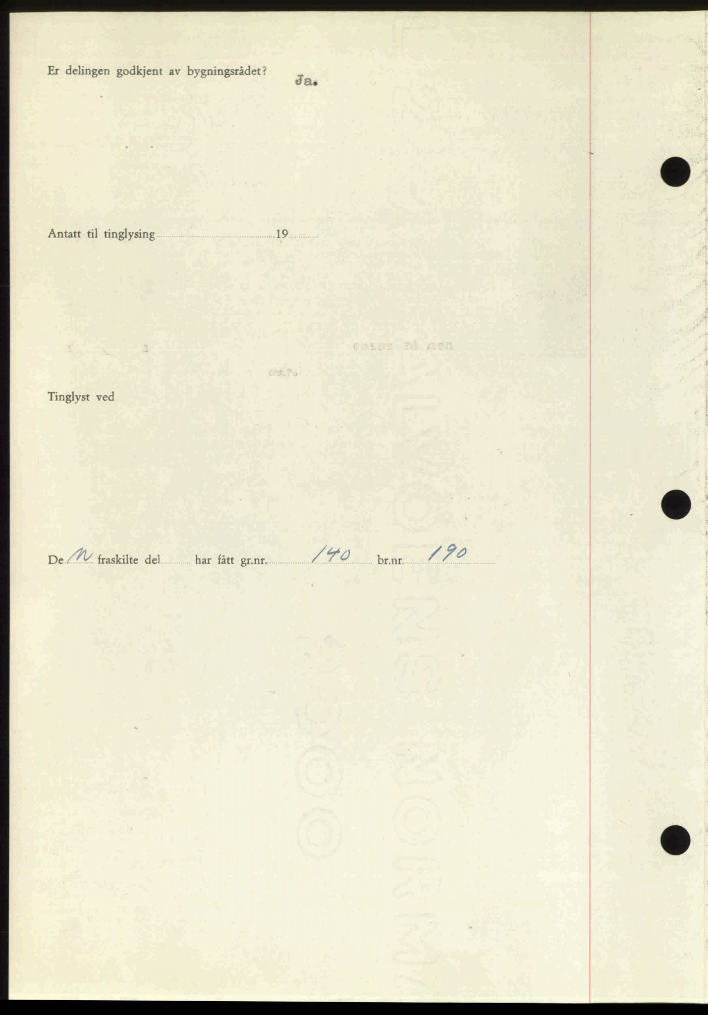 Follo sorenskriveri, SAO/A-10274/G/Ga/Gaa/L0085: Mortgage book no. I 85, 1948-1948, Diary no: : 3901/1948