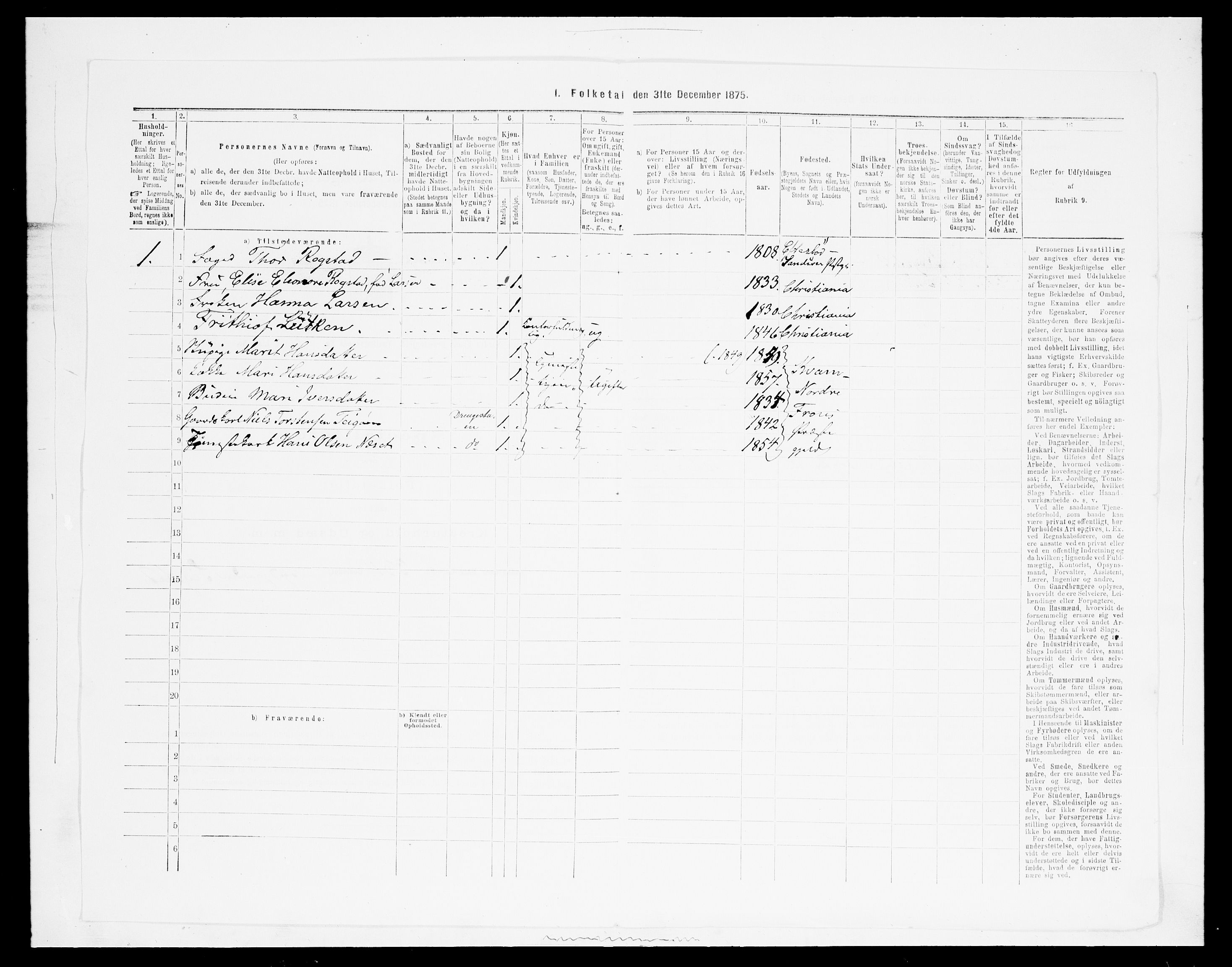SAH, 1875 census for 0518P Nord-Fron, 1875, p. 1194