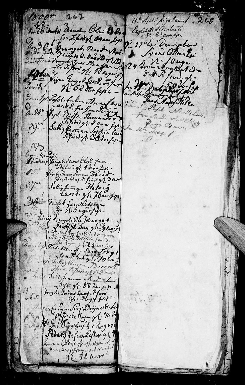 Flekkefjord sokneprestkontor, SAK/1111-0012/F/Fa/Fac/L0001: Parish register (official) no. A 1, 1773-1806, p. 267-268