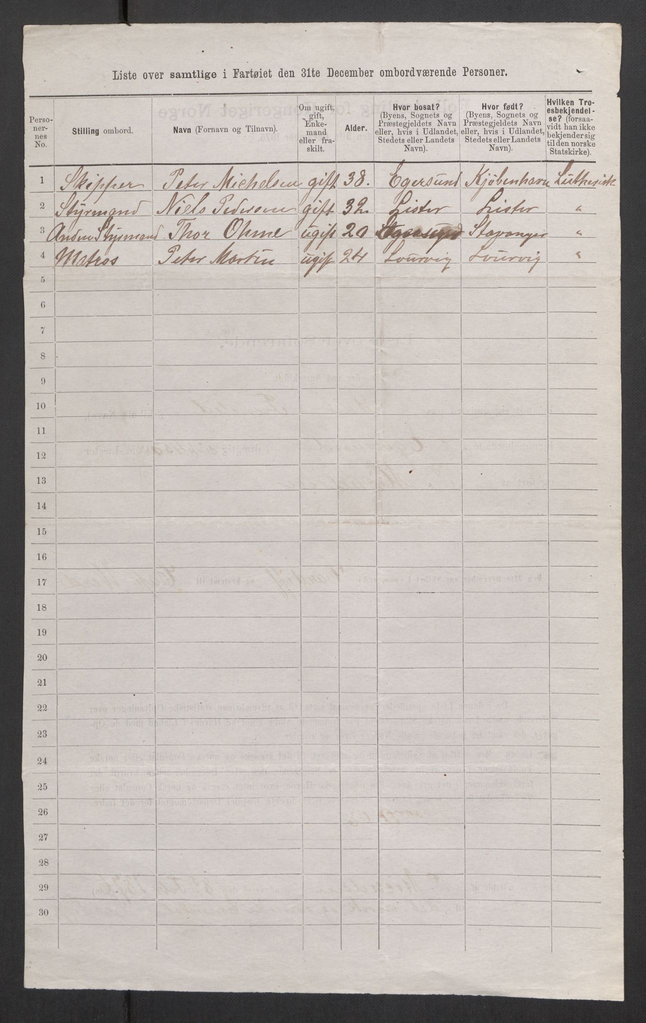 RA, 1875 census, lists of crew on ships: Ships in ports abroad, 1875, p. 403