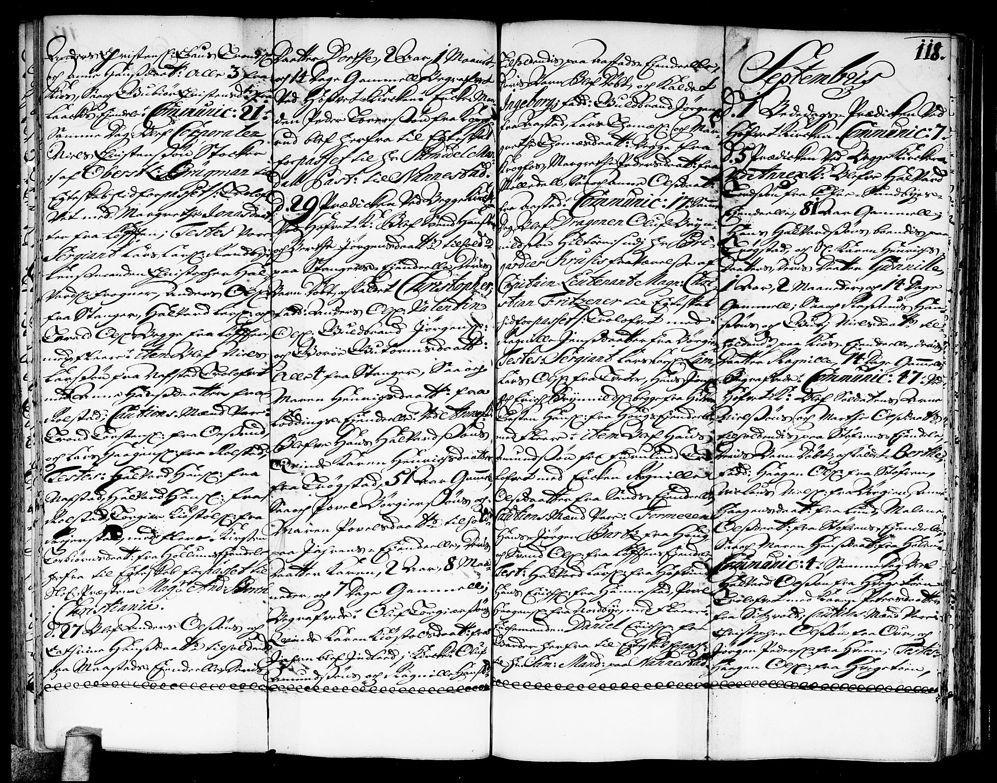 Ullensaker prestekontor Kirkebøker, AV/SAO-A-10236a/F/Fa/L0003: Parish register (official) no. I 3, 1711-1720, p. 118