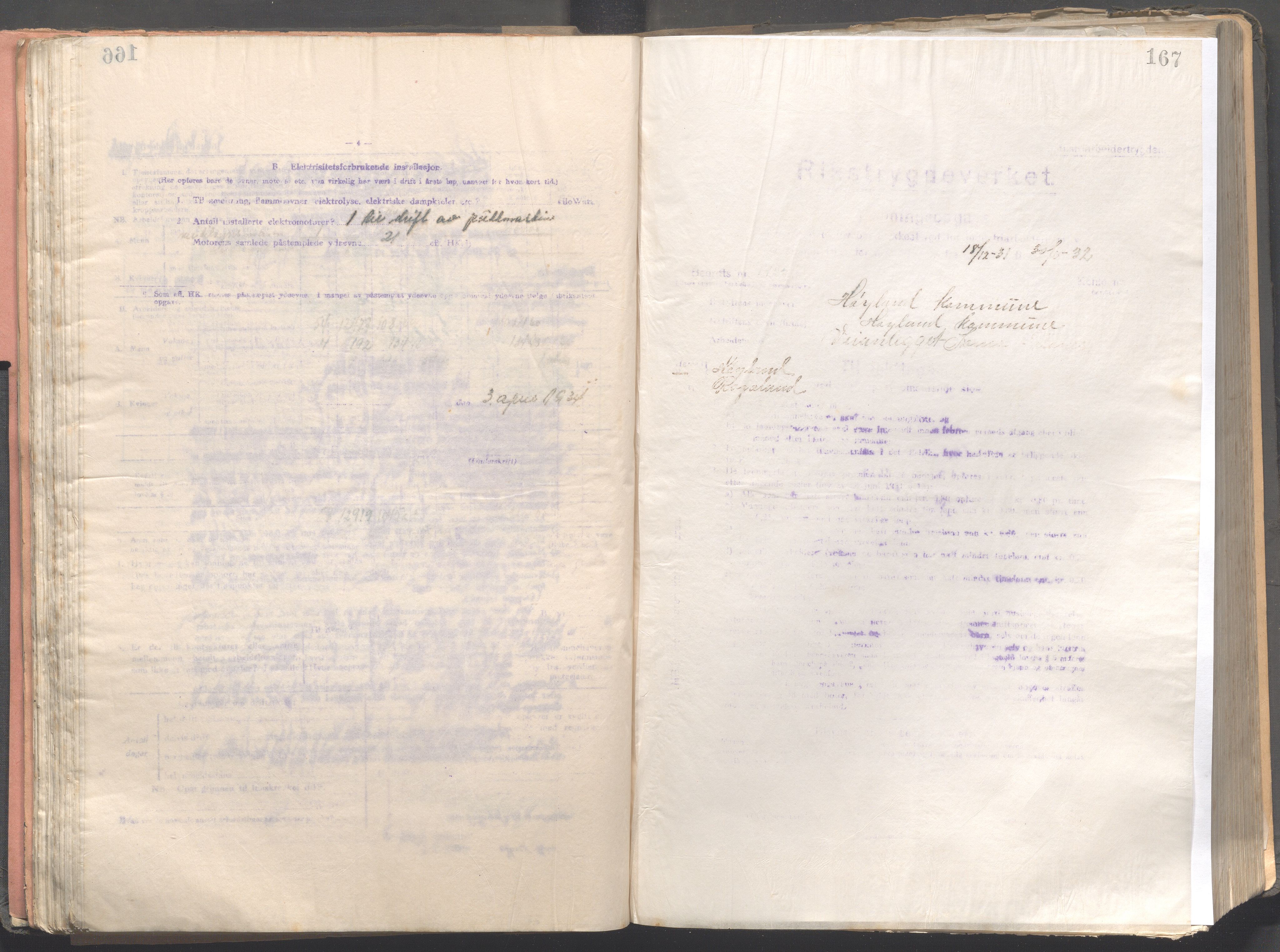 Høyland kommune - Formannskapet, IKAR/K-100046/B/L0004: Kopibok, 1916-1917, p. 167