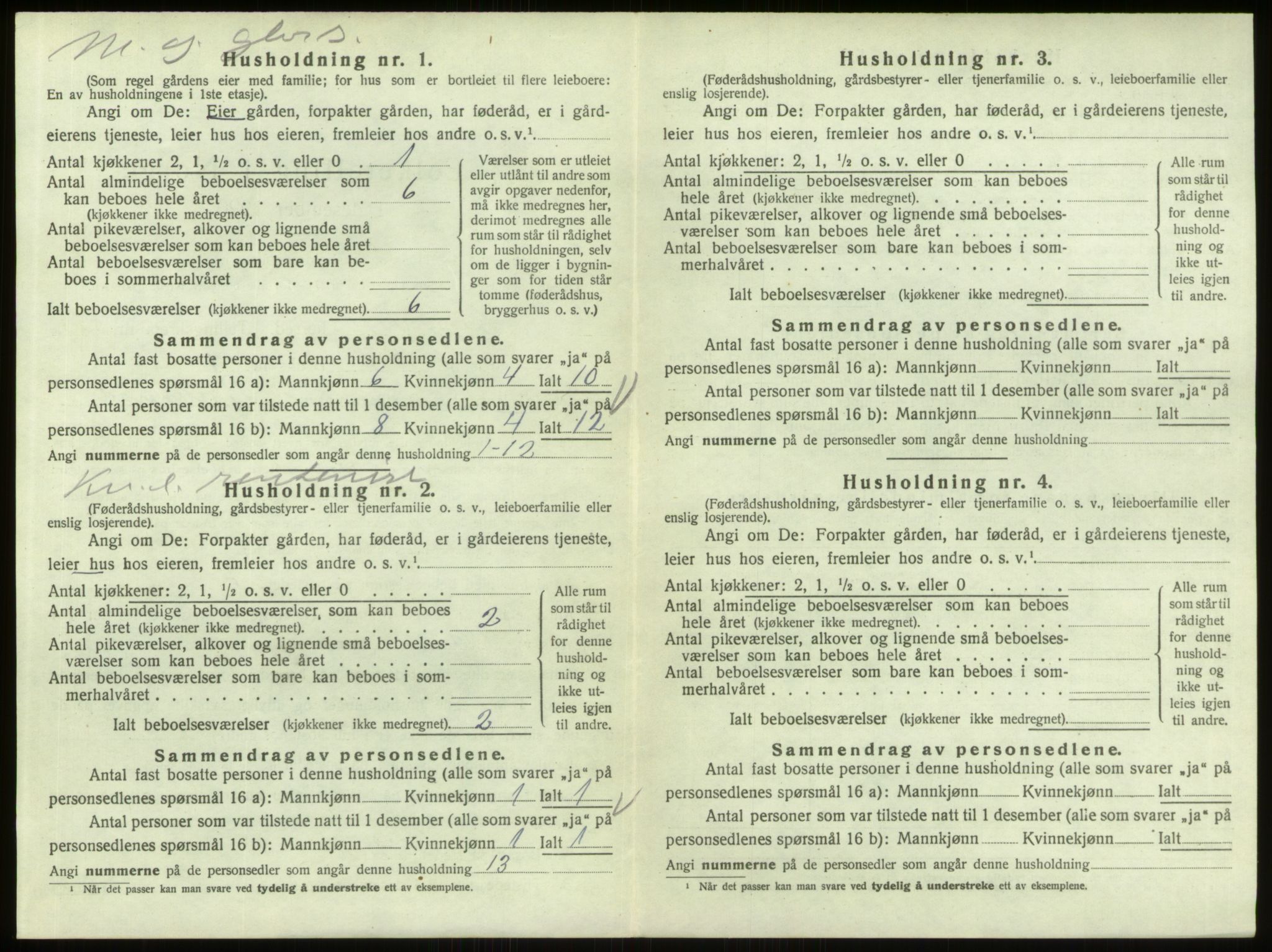 SAO, 1920 census for Berg, 1920, p. 568