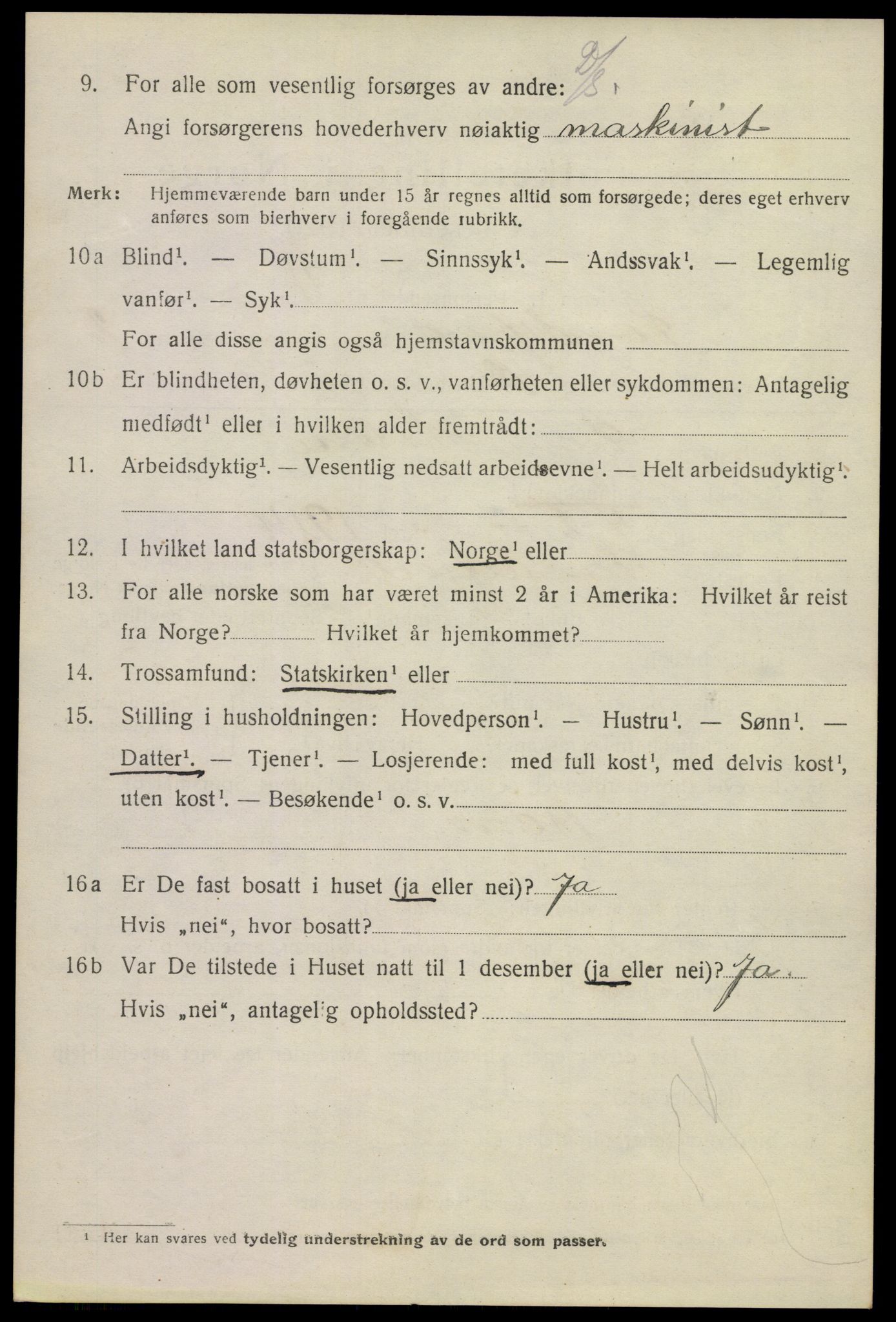 SAKO, 1920 census for Sandefjord, 1920, p. 5701