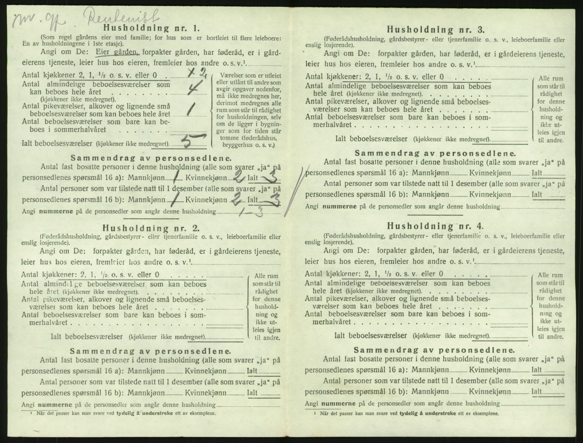 SAKO, 1920 census for Hedrum, 1920, p. 1418