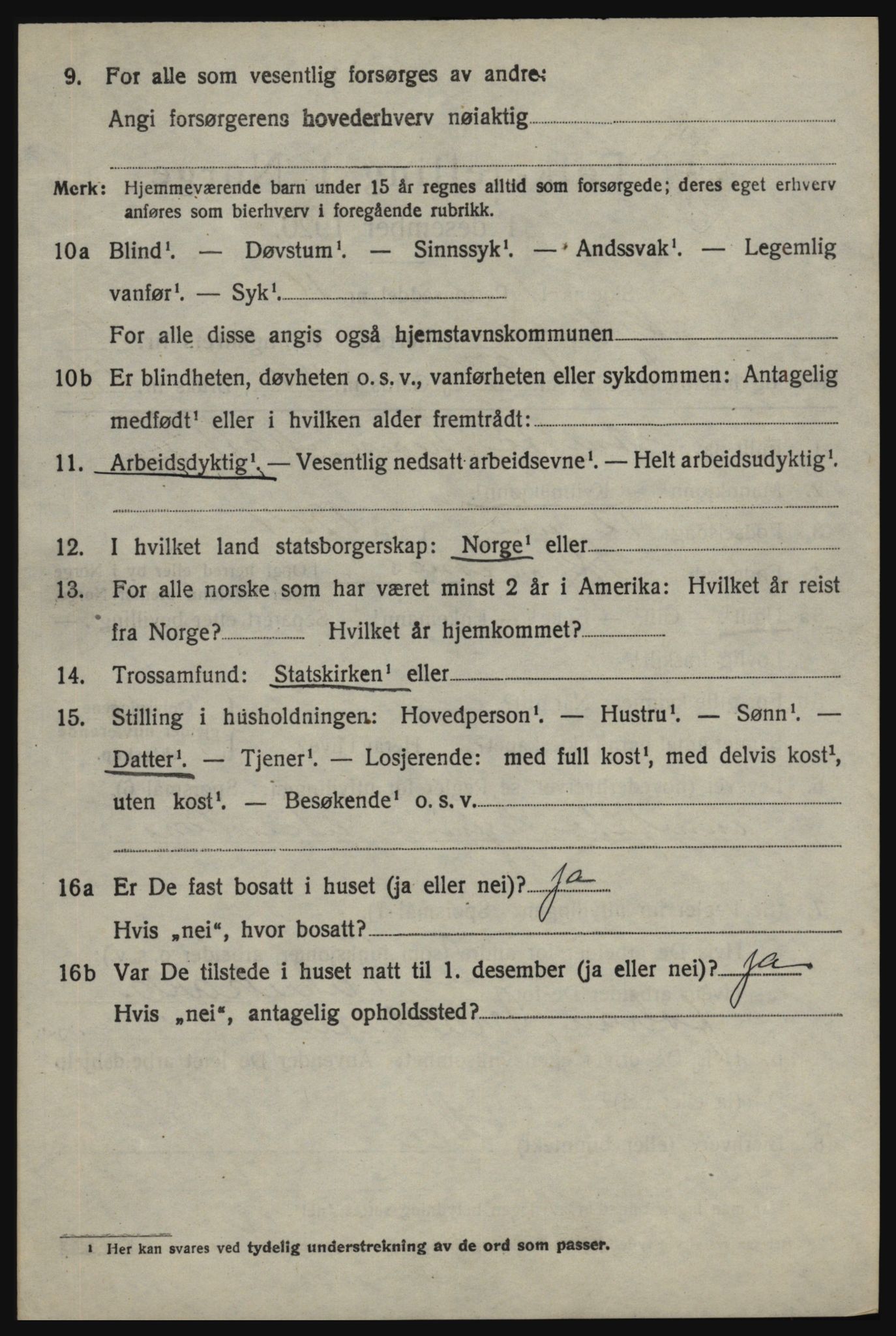 SAO, 1920 census for Skjeberg, 1920, p. 5406