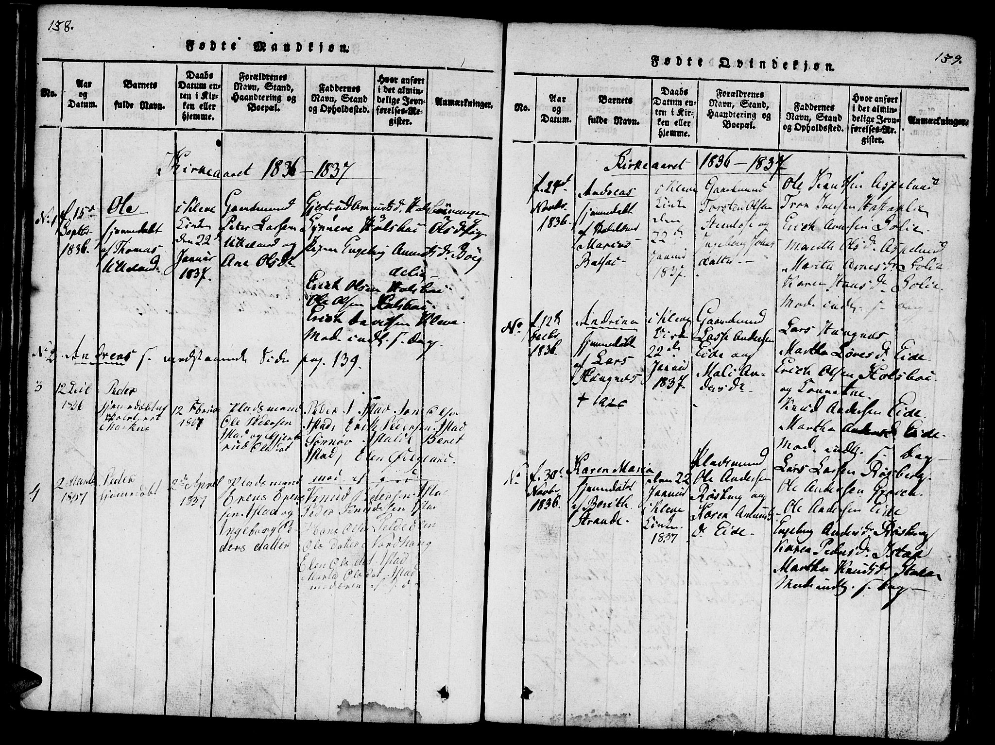 Ministerialprotokoller, klokkerbøker og fødselsregistre - Møre og Romsdal, AV/SAT-A-1454/557/L0679: Parish register (official) no. 557A01, 1818-1843, p. 138-139