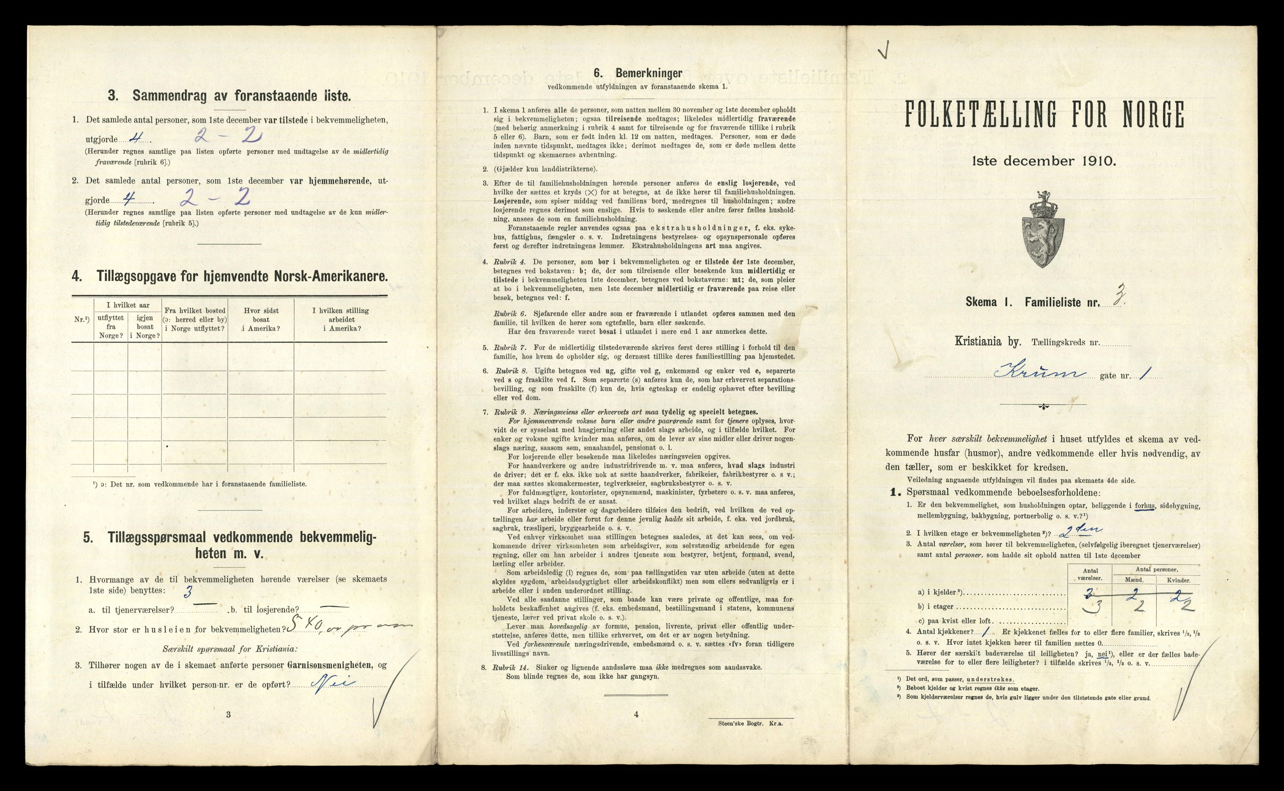 RA, 1910 census for Kristiania, 1910, p. 53377