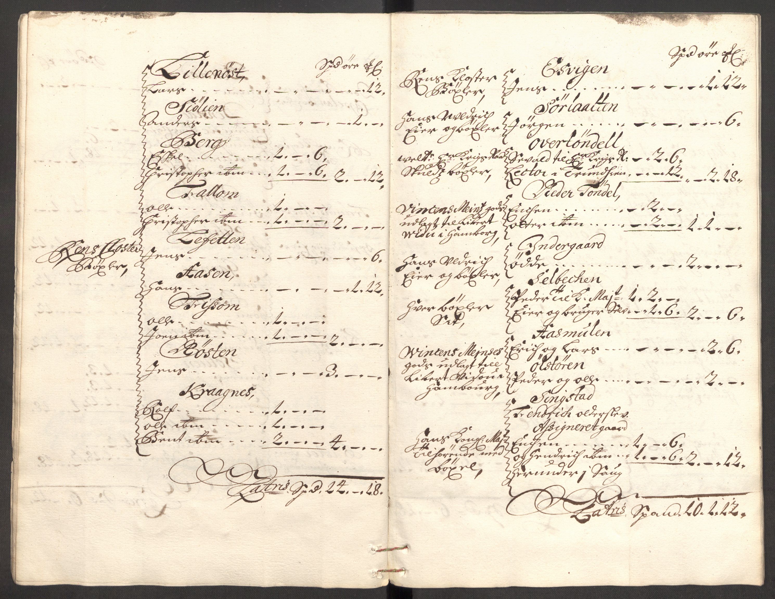 Rentekammeret inntil 1814, Reviderte regnskaper, Fogderegnskap, RA/EA-4092/R57/L3854: Fogderegnskap Fosen, 1700-1701, p. 66