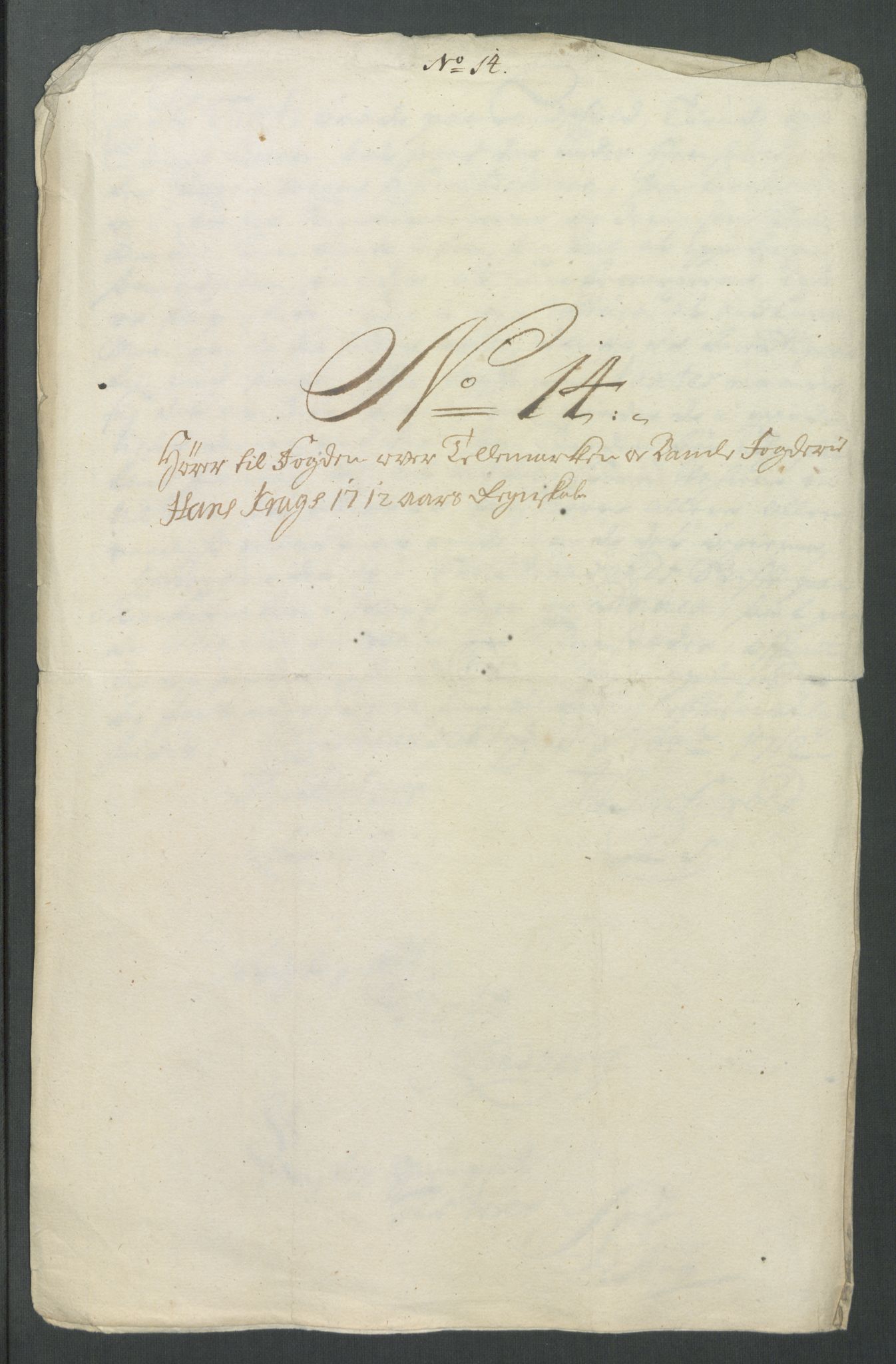 Rentekammeret inntil 1814, Reviderte regnskaper, Fogderegnskap, AV/RA-EA-4092/R36/L2123: Fogderegnskap Øvre og Nedre Telemark og Bamble, 1712, p. 142