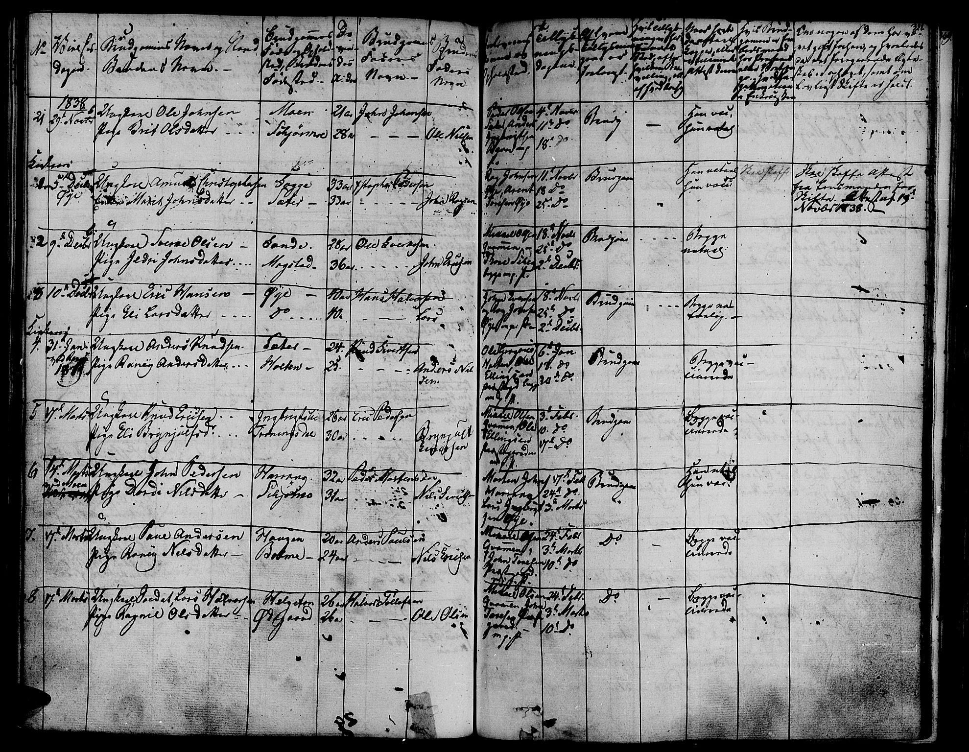 Ministerialprotokoller, klokkerbøker og fødselsregistre - Møre og Romsdal, AV/SAT-A-1454/595/L1042: Parish register (official) no. 595A04, 1829-1843, p. 321