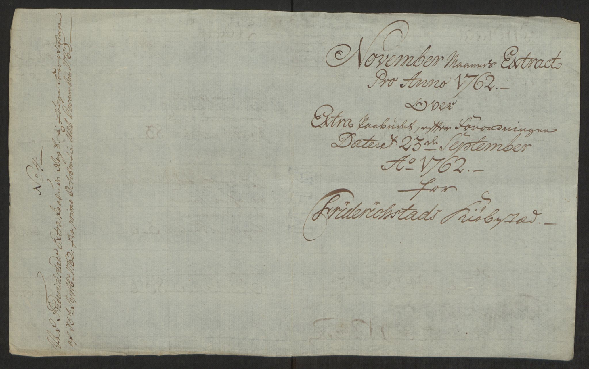 Rentekammeret inntil 1814, Reviderte regnskaper, Byregnskaper, AV/RA-EA-4066/R/Rb/L0029/0001: [B3] Kontribusjonsregnskap / Ekstraskatt, 1762-1772, p. 49