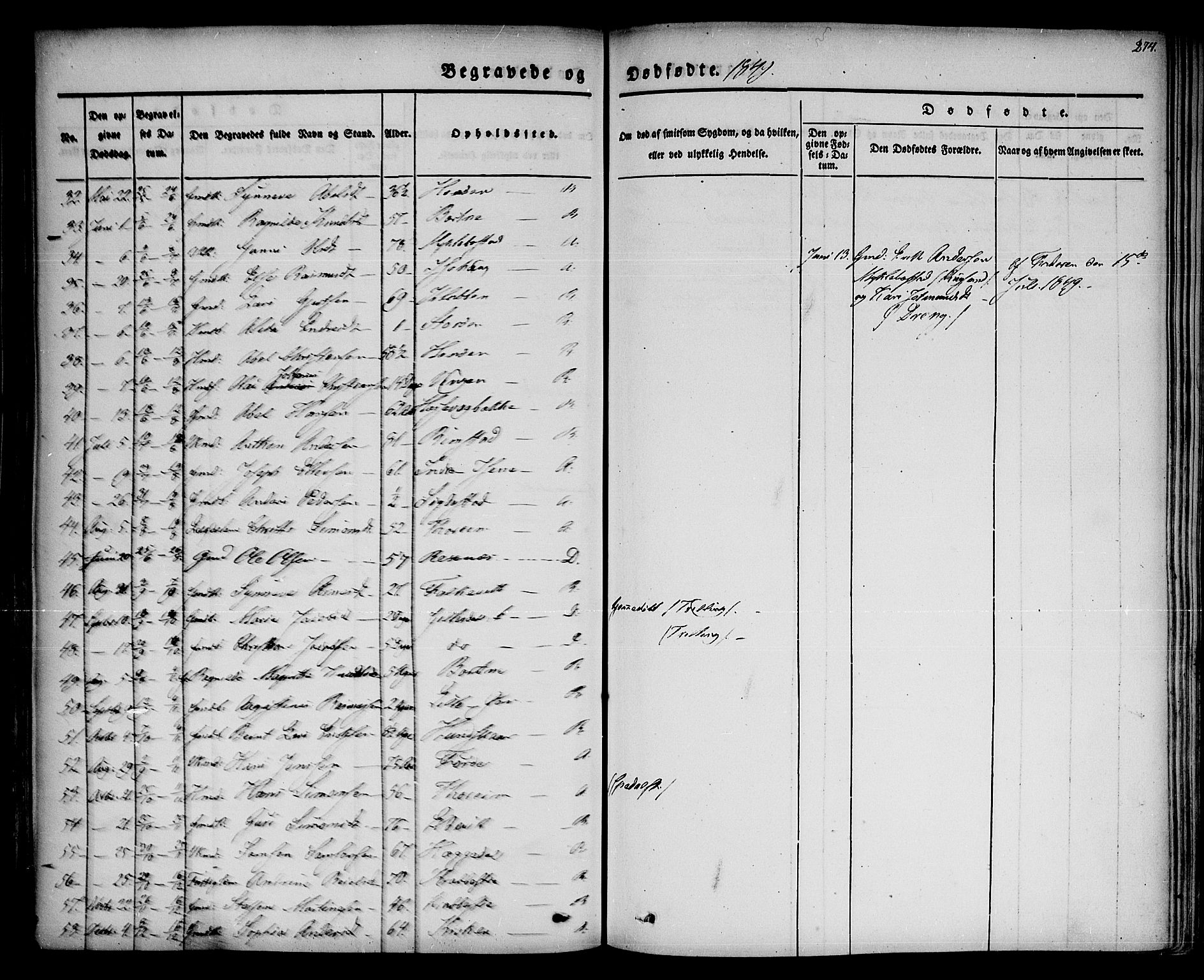Davik sokneprestembete, AV/SAB-A-79701/H/Haa/Haaa/L0004: Parish register (official) no. A 4, 1830-1849, p. 274