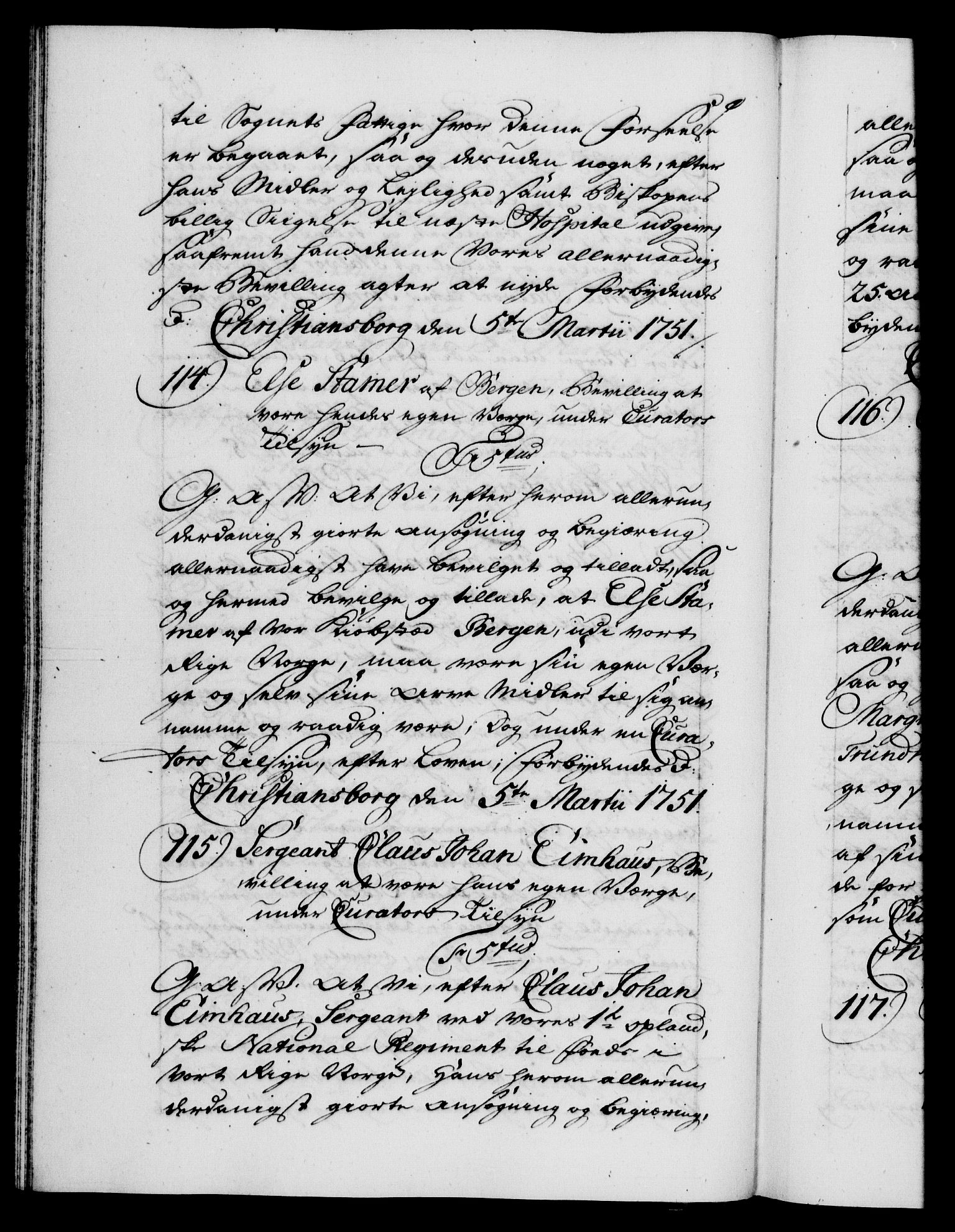 Danske Kanselli 1572-1799, AV/RA-EA-3023/F/Fc/Fca/Fcaa/L0037: Norske registre, 1751-1752, p. 65b