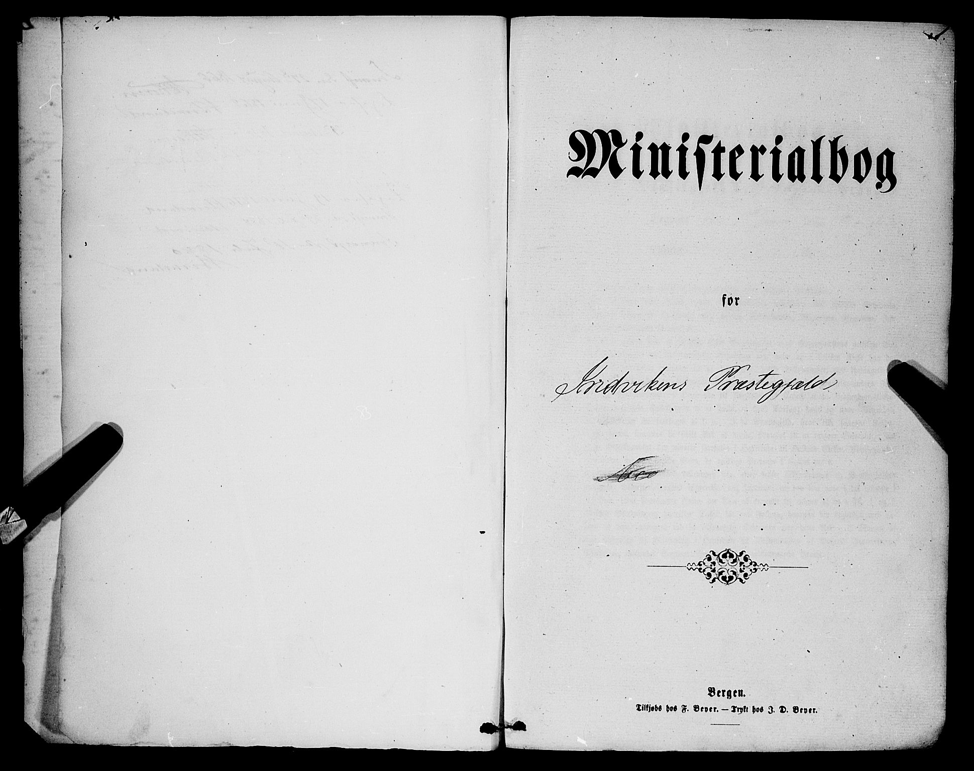 Innvik sokneprestembete, AV/SAB-A-80501: Parish register (official) no. A 6, 1865-1878, p. 1