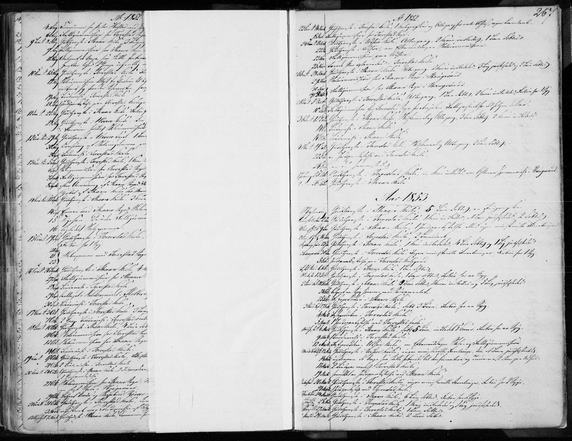 Torvastad sokneprestkontor, AV/SAST-A -101857/H/Ha/Haa/L0009: Parish register (official) no. A 9, 1847-1856, p. 267