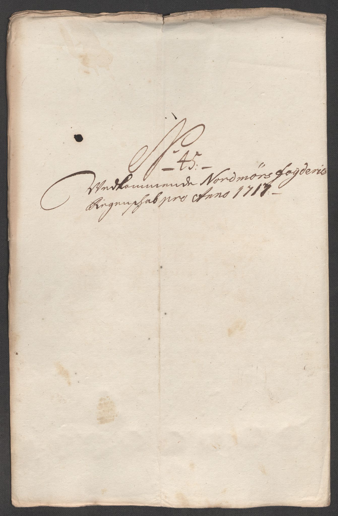 Rentekammeret inntil 1814, Reviderte regnskaper, Fogderegnskap, RA/EA-4092/R56/L3750: Fogderegnskap Nordmøre, 1717, p. 264
