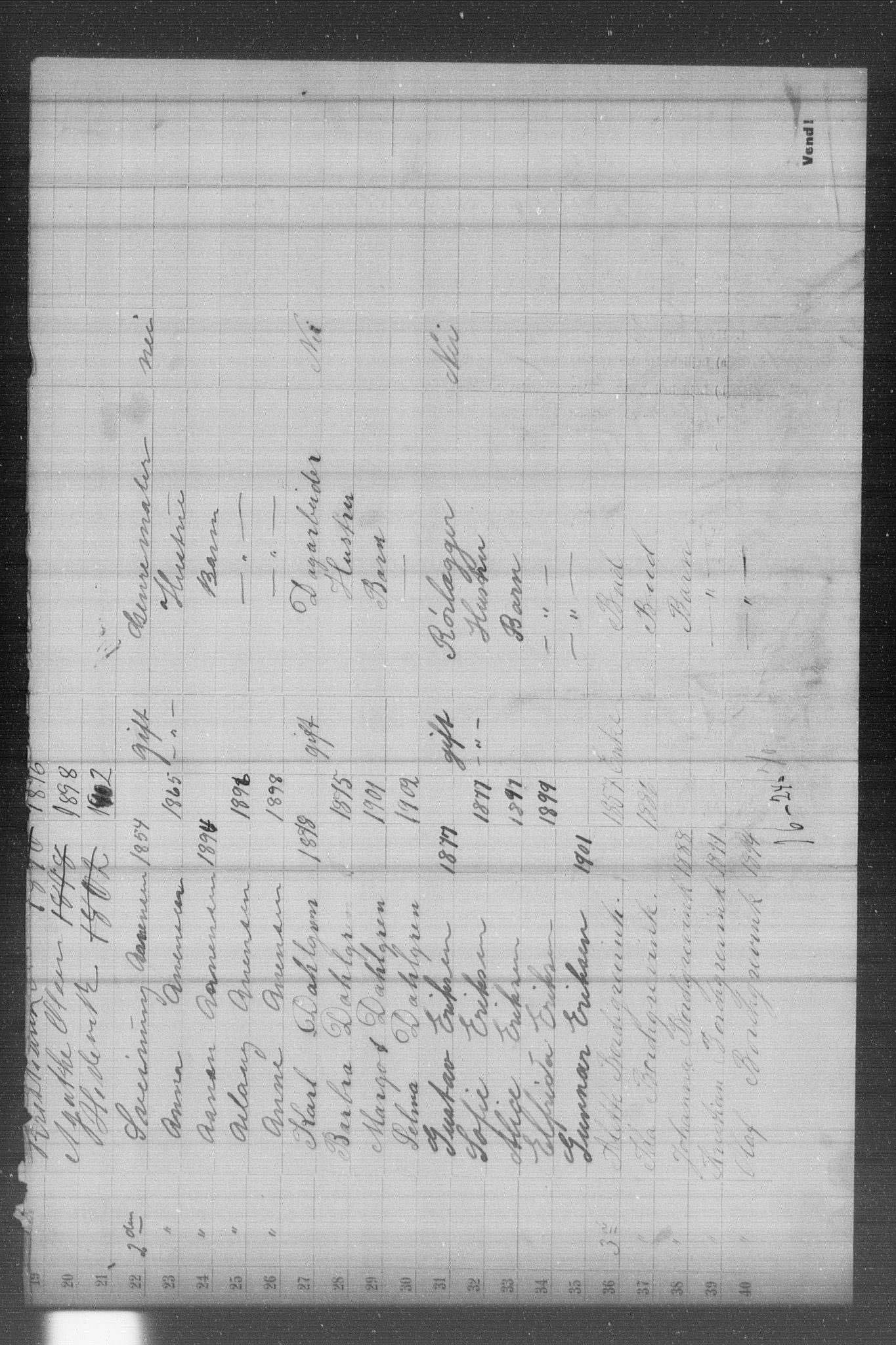 OBA, Municipal Census 1902 for Kristiania, 1902, p. 463