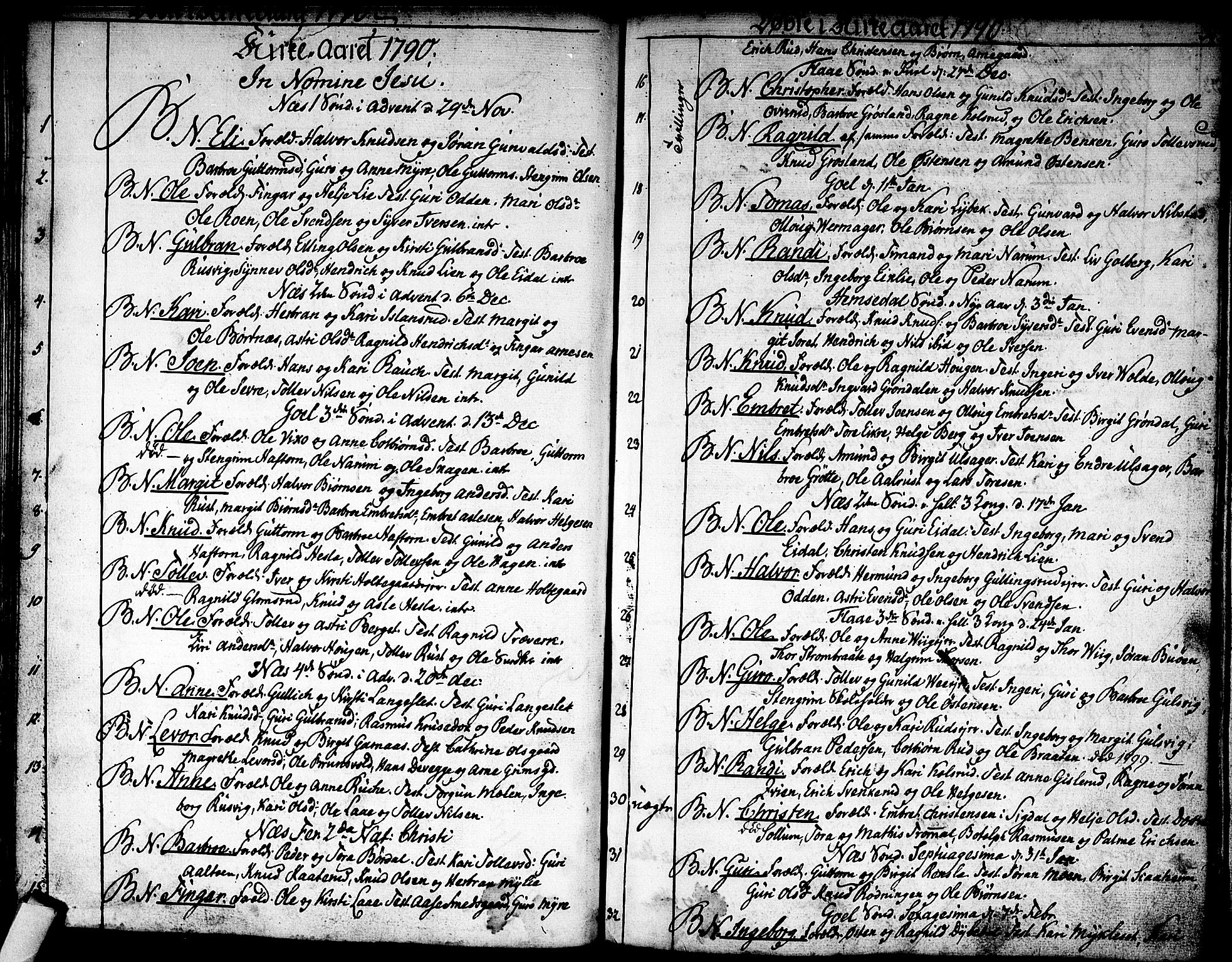 Nes kirkebøker, SAKO/A-236/F/Fa/L0005: Parish register (official) no. 5, 1787-1807, p. 50-51