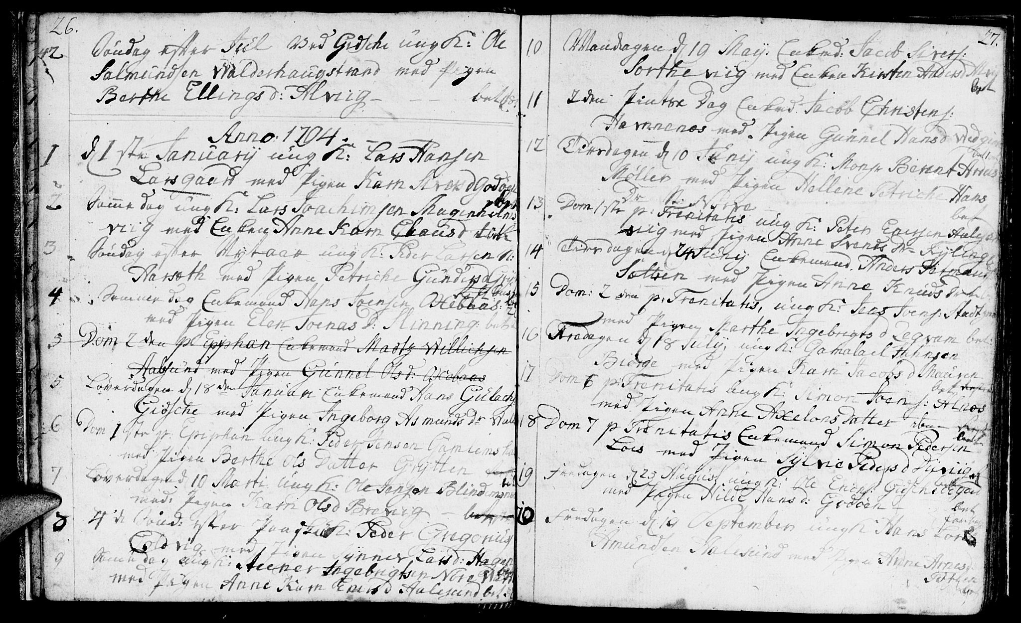 Ministerialprotokoller, klokkerbøker og fødselsregistre - Møre og Romsdal, SAT/A-1454/528/L0421: Parish register (copy) no. 528C02, 1785-1800, p. 26-27