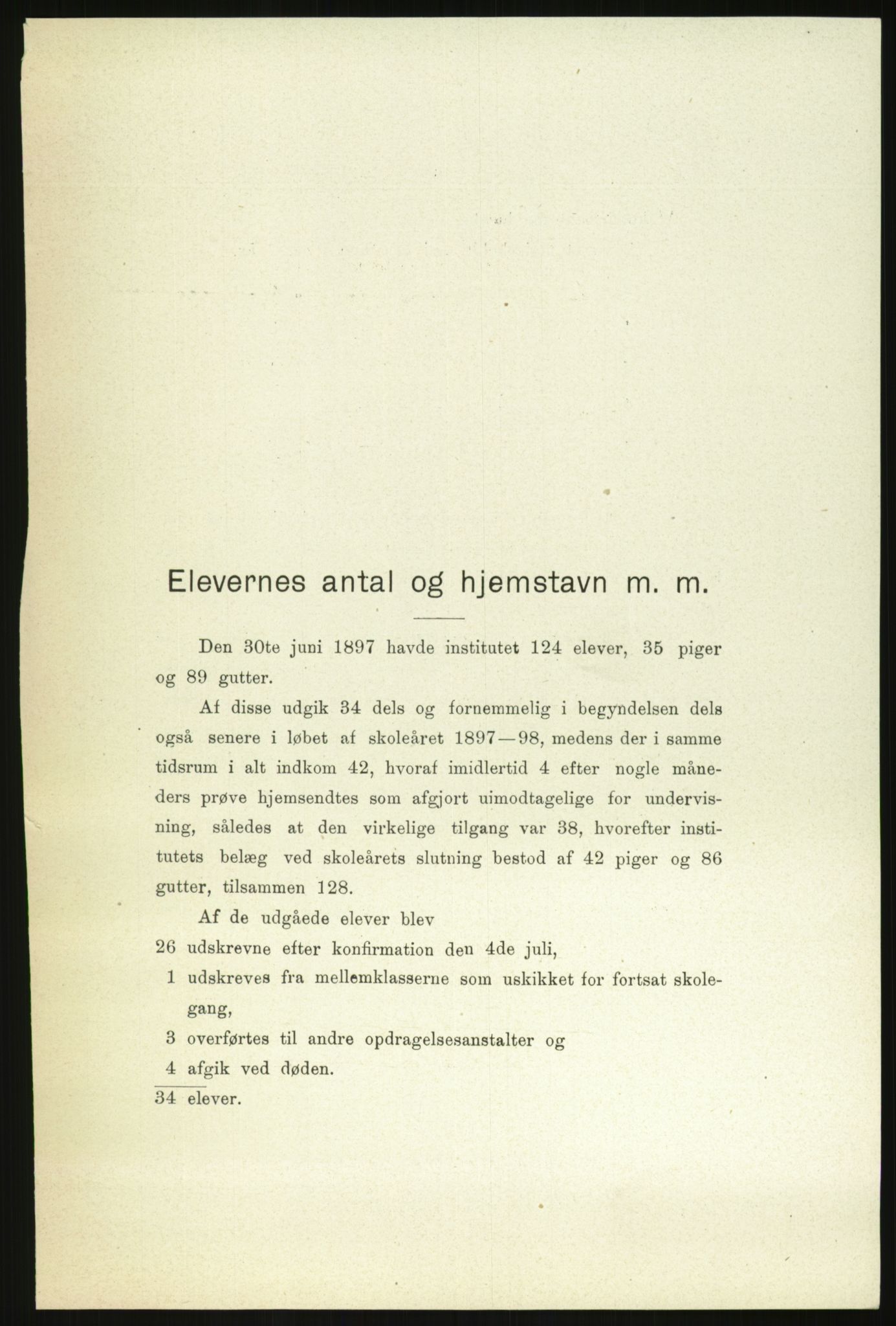 Kirke- og undervisningsdepartementet, 1. skolekontor D, RA/S-1021/F/Fh/Fhr/L0098: Eikelund off. skole for evneveike, 1897-1947, p. 976