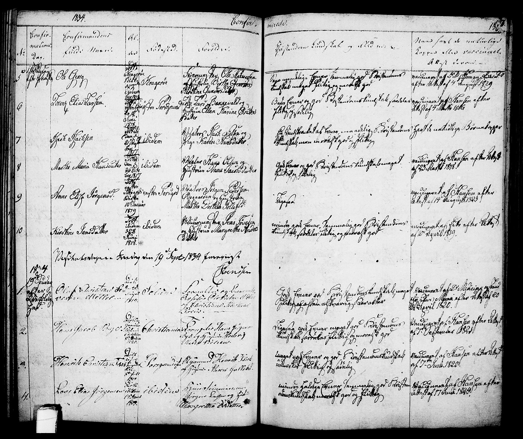 Porsgrunn kirkebøker , SAKO/A-104/F/Fa/L0005: Parish register (official) no. 5, 1828-1840, p. 136