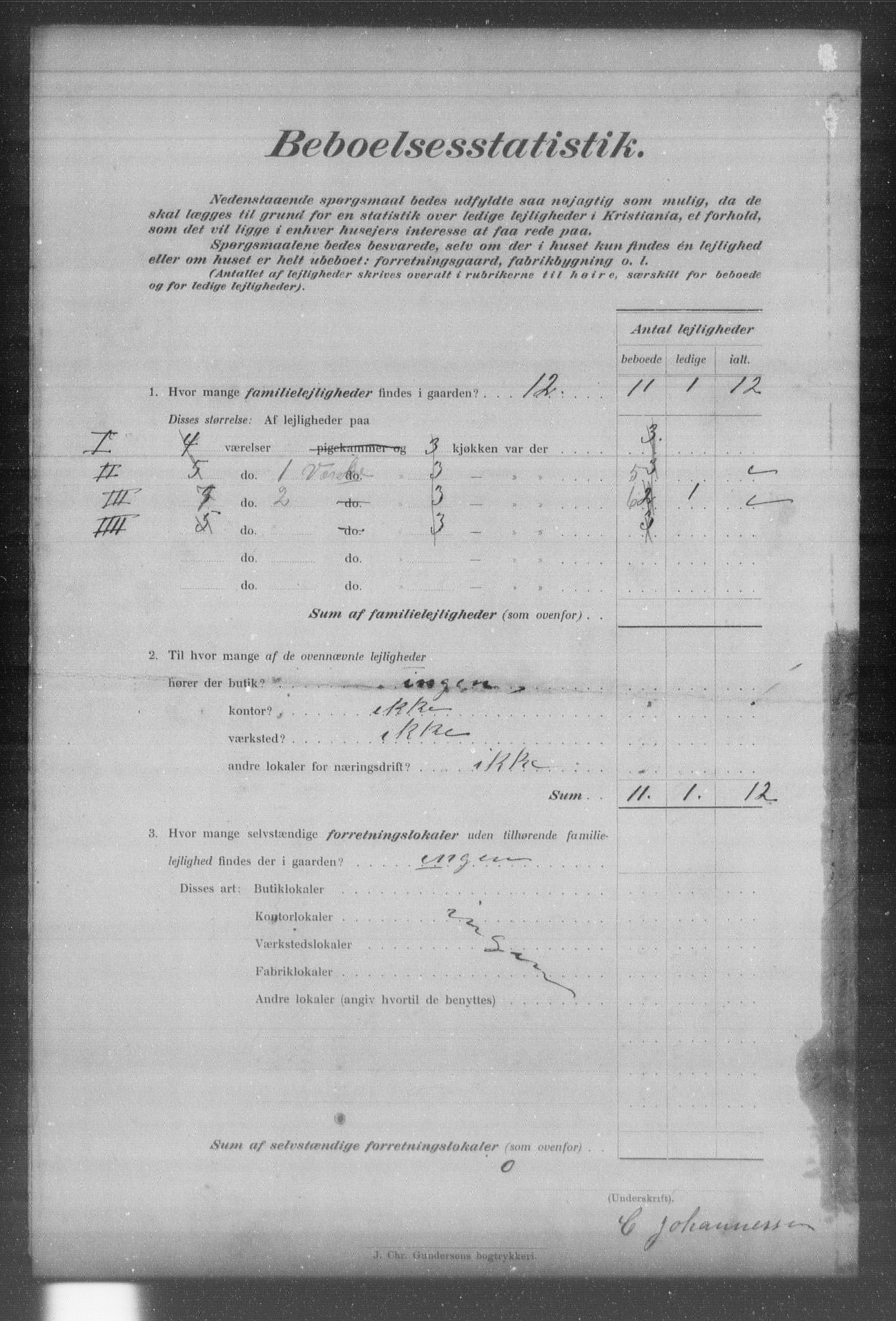 OBA, Municipal Census 1903 for Kristiania, 1903, p. 12827