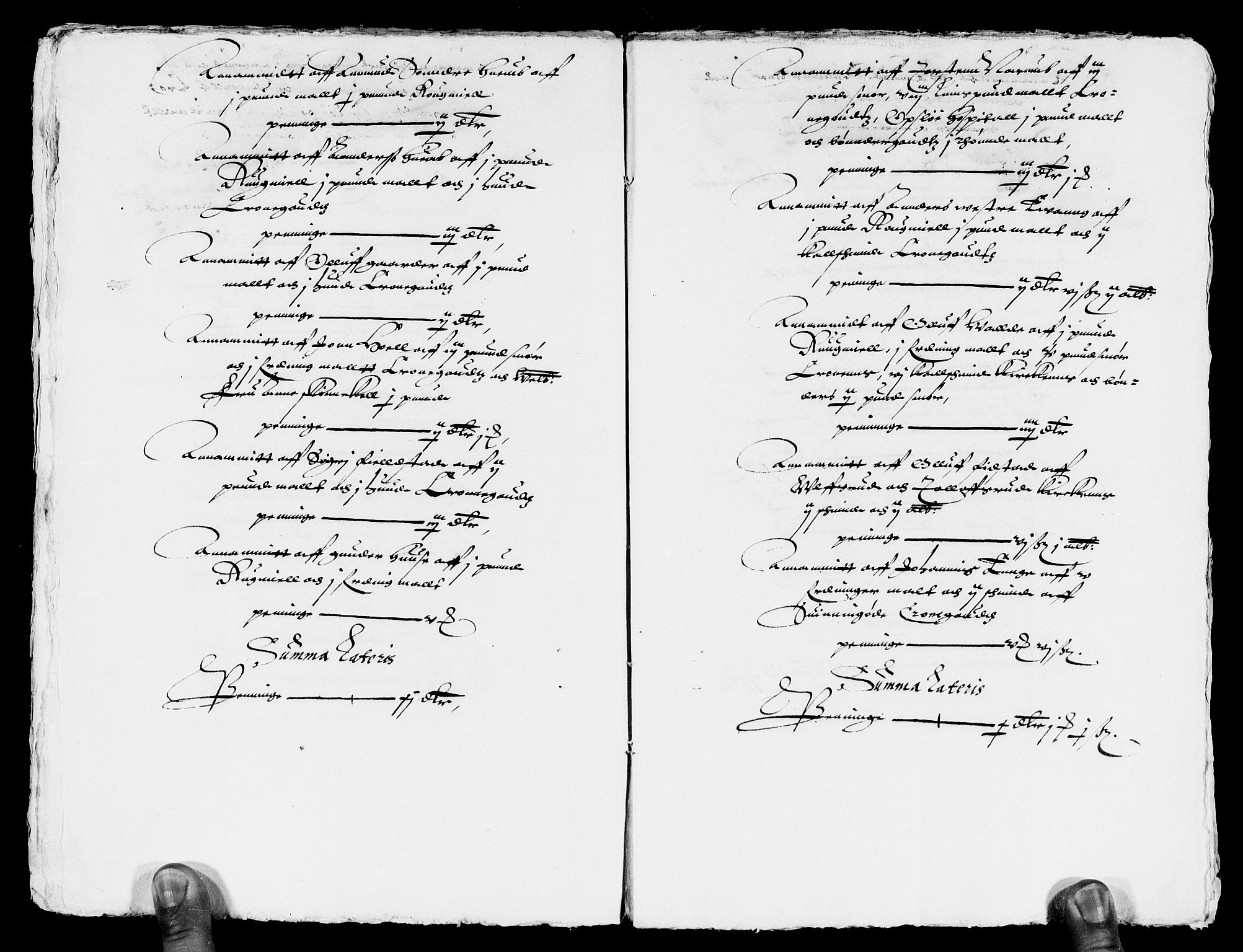 Rentekammeret inntil 1814, Reviderte regnskaper, Lensregnskaper, AV/RA-EA-5023/R/Rb/Rba/L0036: Akershus len, 1614-1615