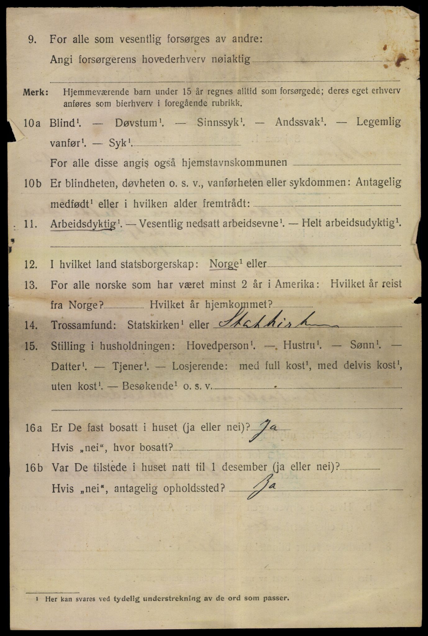 SAKO, 1920 census for Skien, 1920, p. 39471