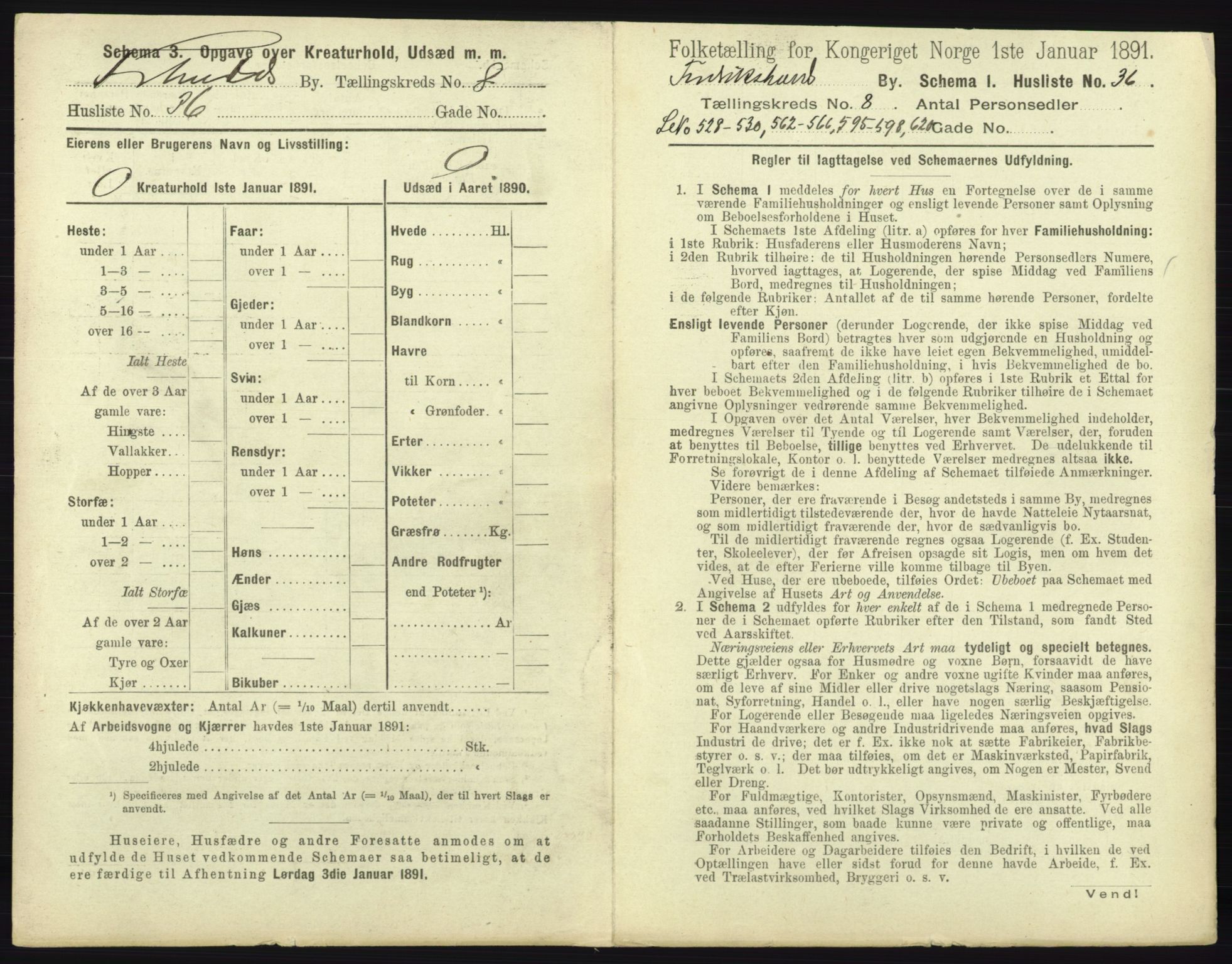 RA, 1891 census for 0101 Fredrikshald, 1891, p. 774