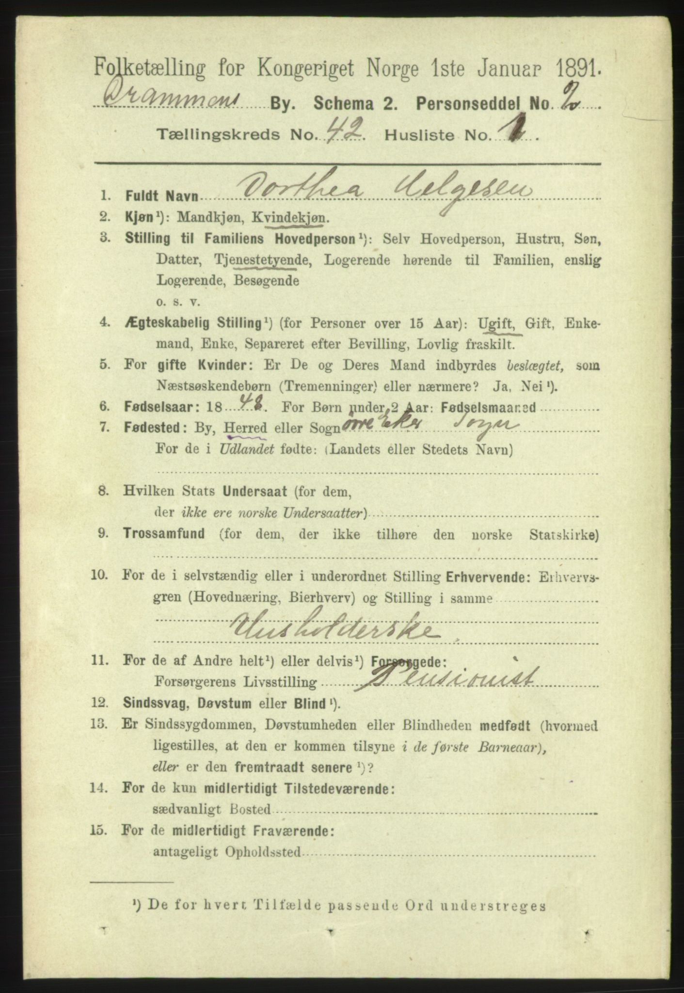 RA, 1891 census for 0602 Drammen, 1891, p. 24479