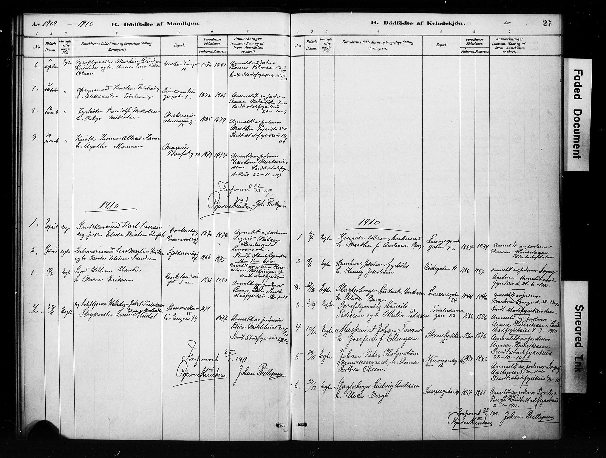 Domkirken sokneprestembete, SAB/A-74801/H/Hab/L0045: Parish register (copy) no. G 1, 1878-1916, p. 27