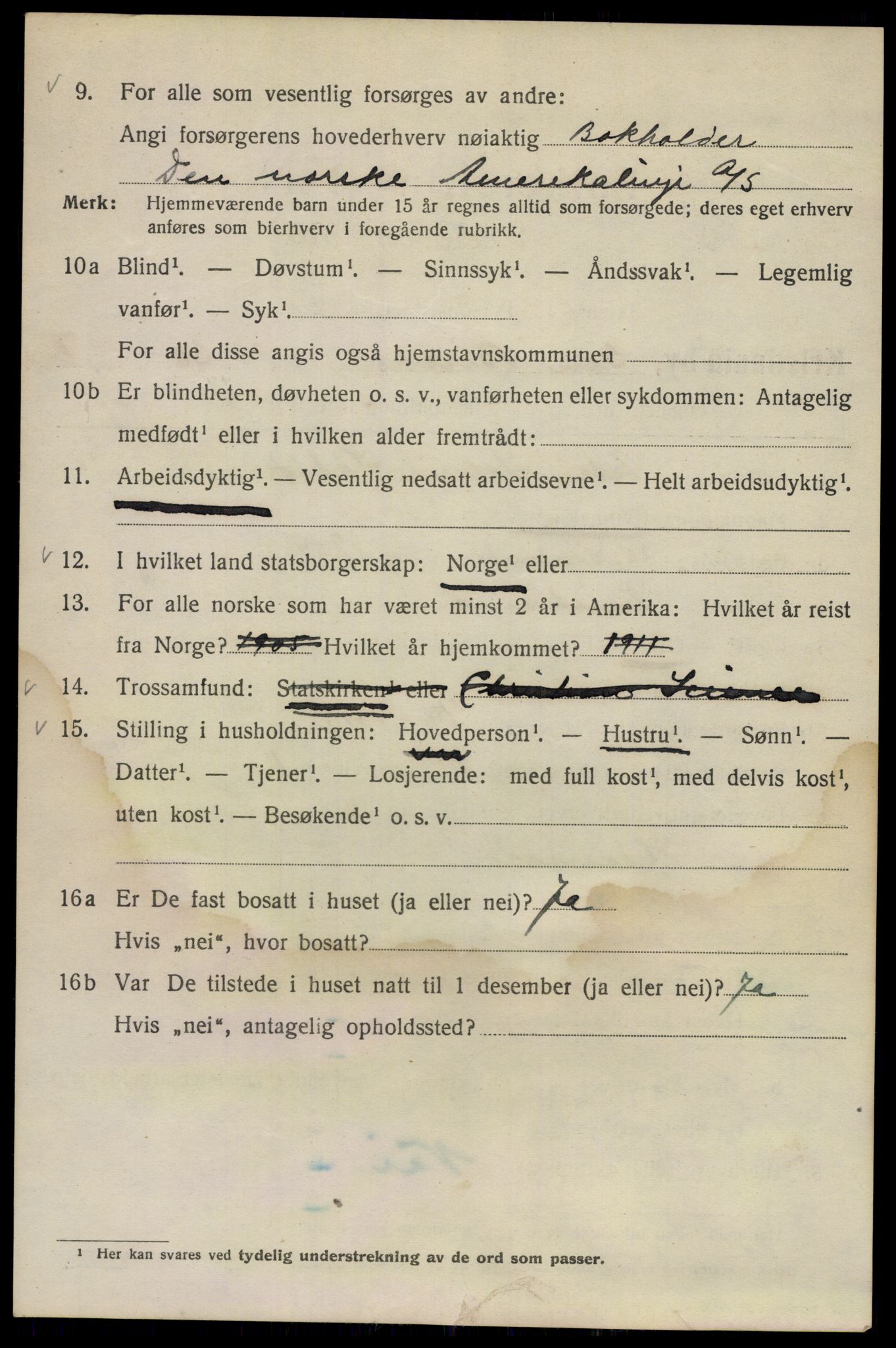 SAO, 1920 census for Kristiania, 1920, p. 247030