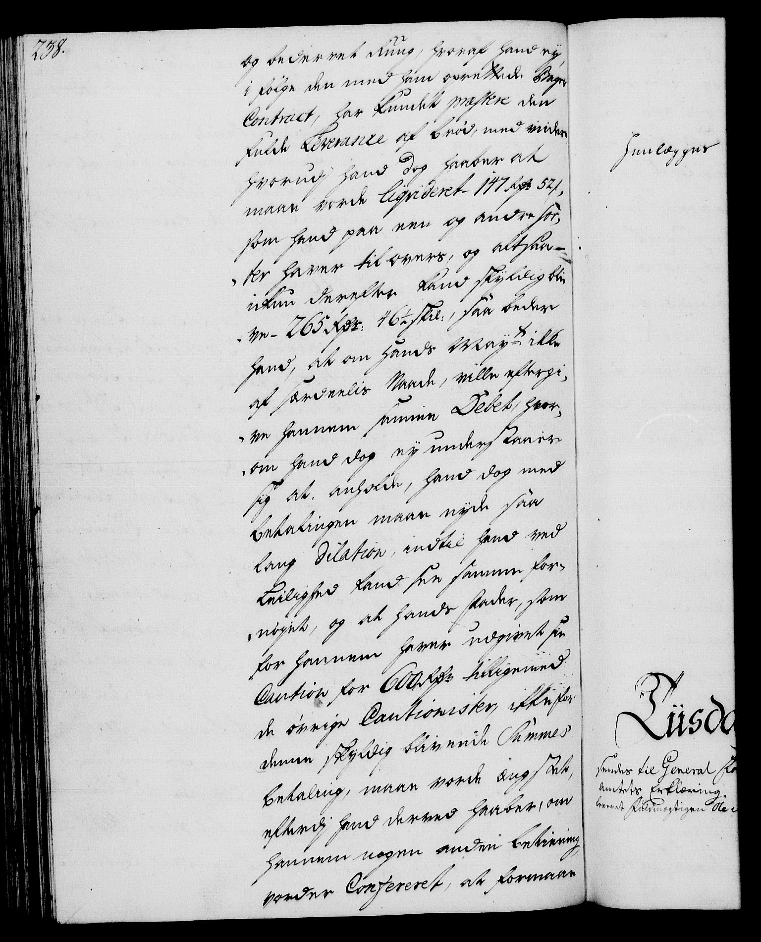 Rentekammeret, Kammerkanselliet, RA/EA-3111/G/Gh/Gha/L0026: Norsk ekstraktmemorialprotokoll (merket RK 53.71), 1744-1745, p. 238