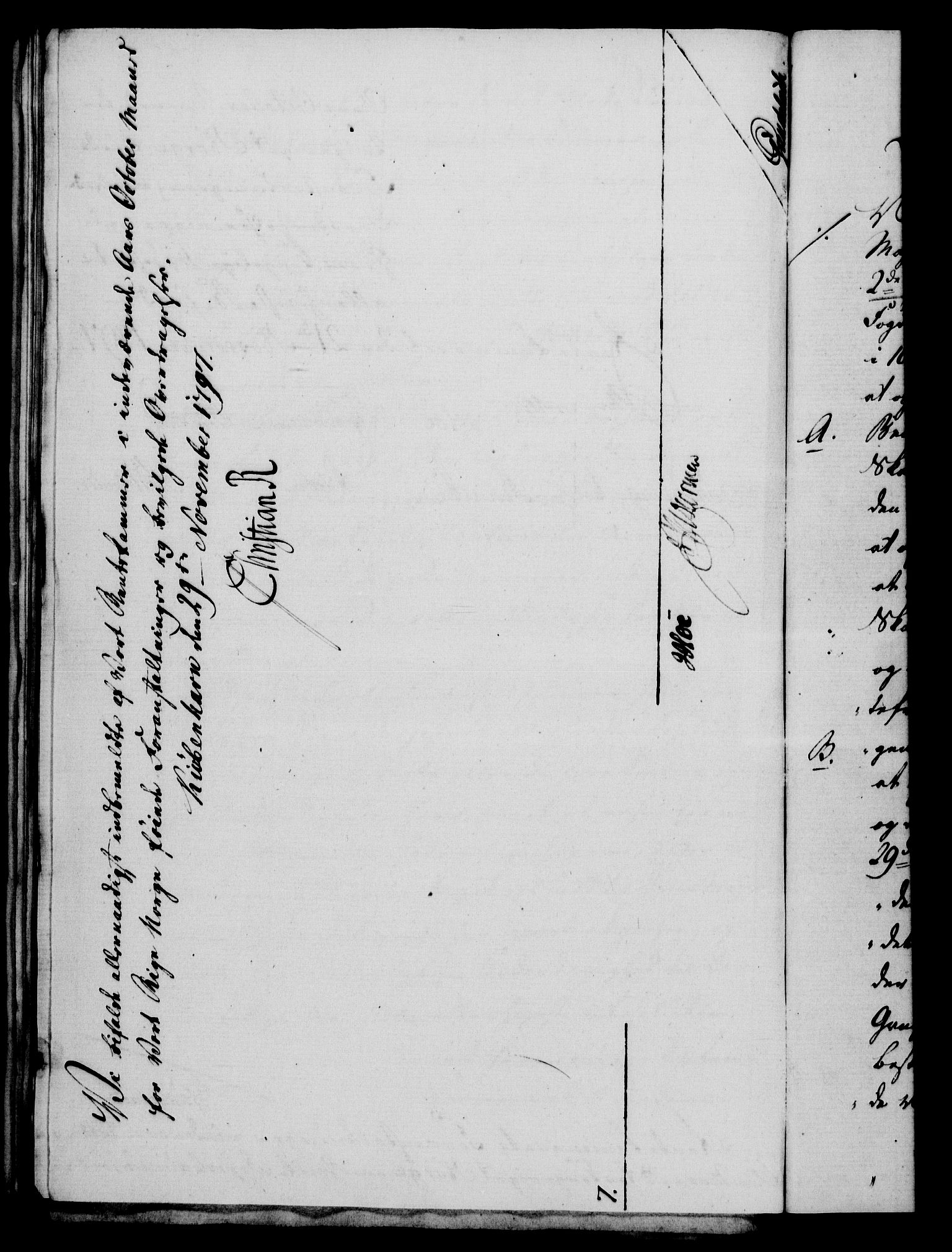 Rentekammeret, Kammerkanselliet, RA/EA-3111/G/Gf/Gfa/L0079: Norsk relasjons- og resolusjonsprotokoll (merket RK 52.79), 1797, p. 462
