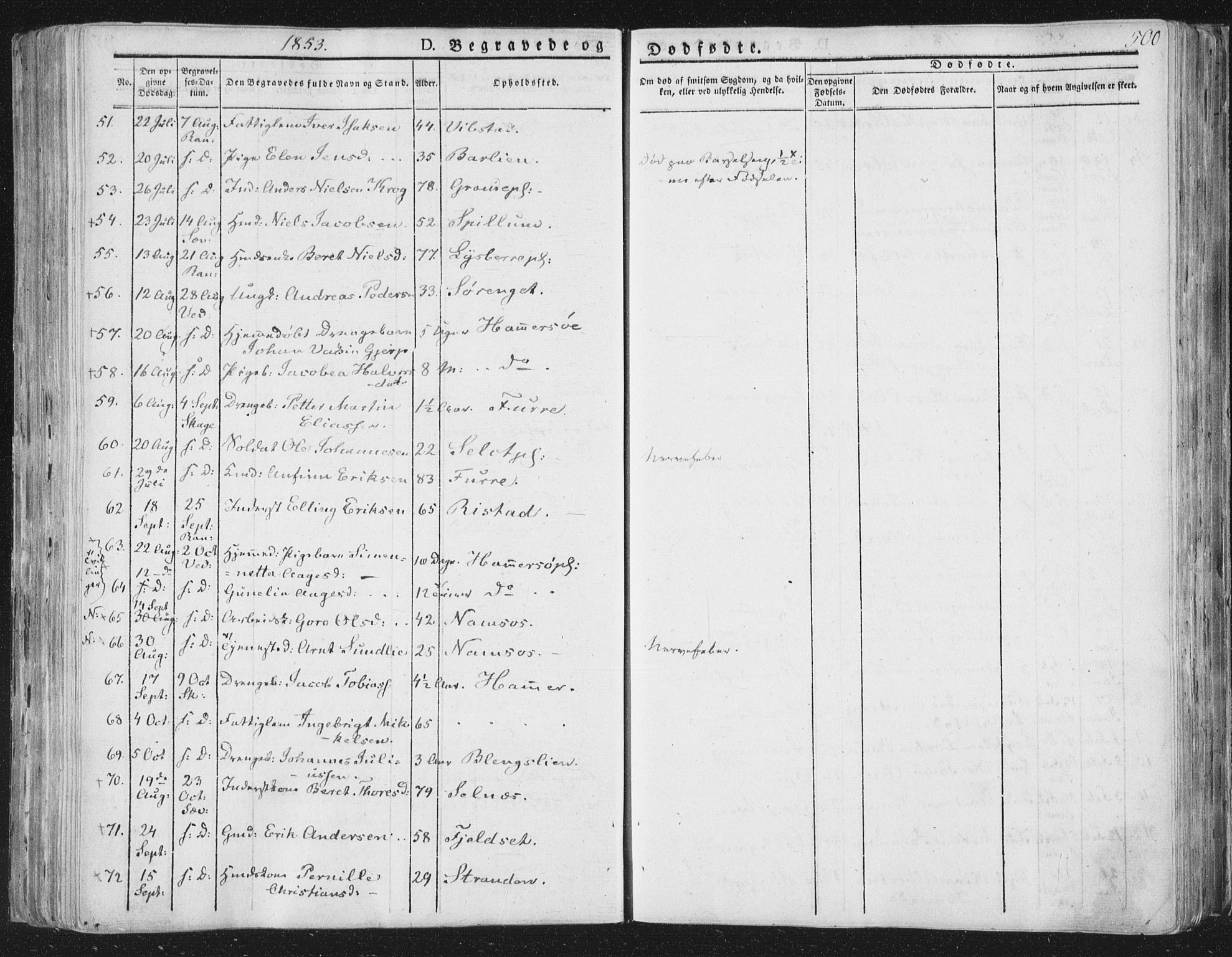 Ministerialprotokoller, klokkerbøker og fødselsregistre - Nord-Trøndelag, SAT/A-1458/764/L0552: Parish register (official) no. 764A07b, 1824-1865, p. 500