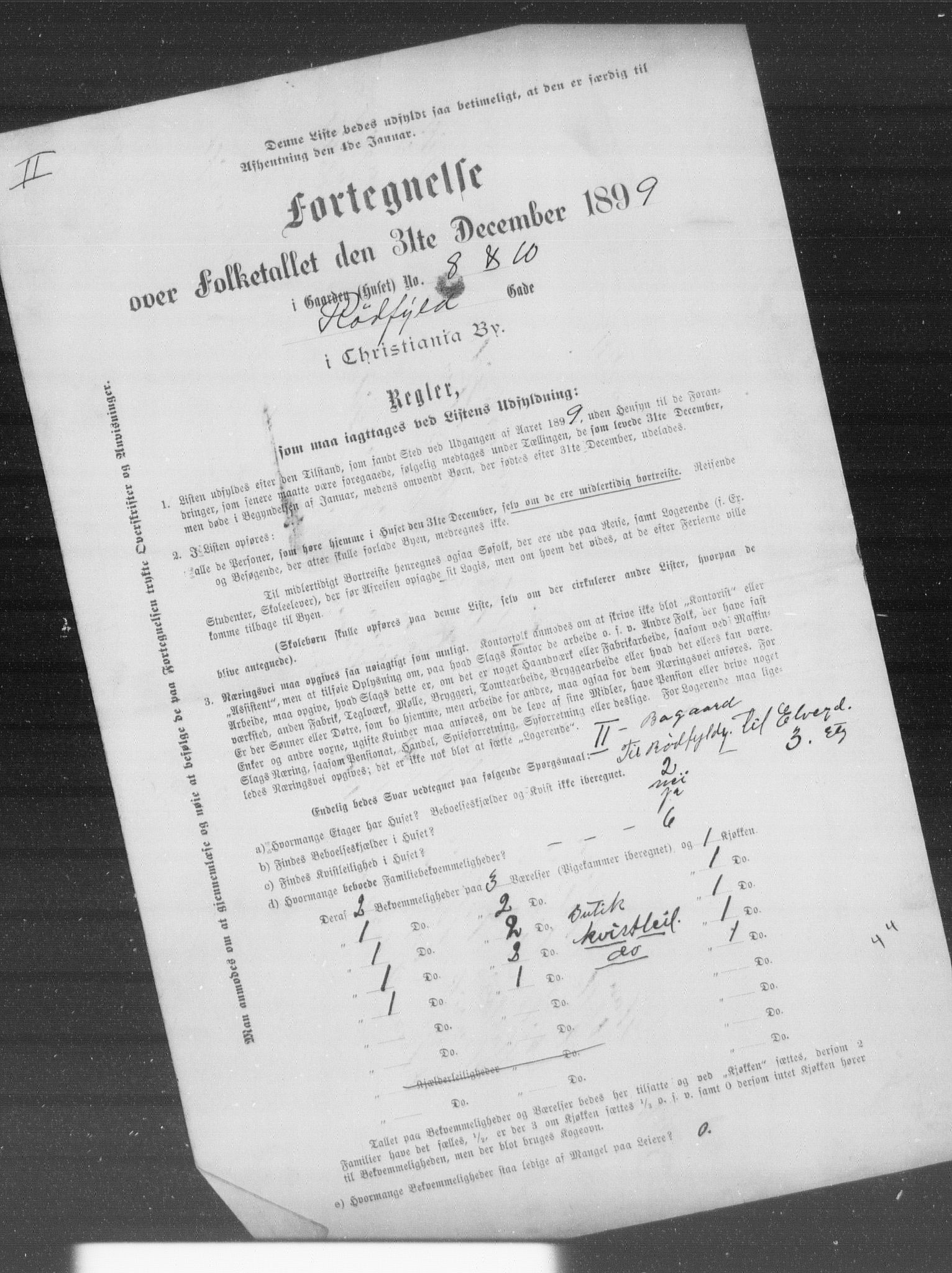 OBA, Municipal Census 1899 for Kristiania, 1899, p. 11191