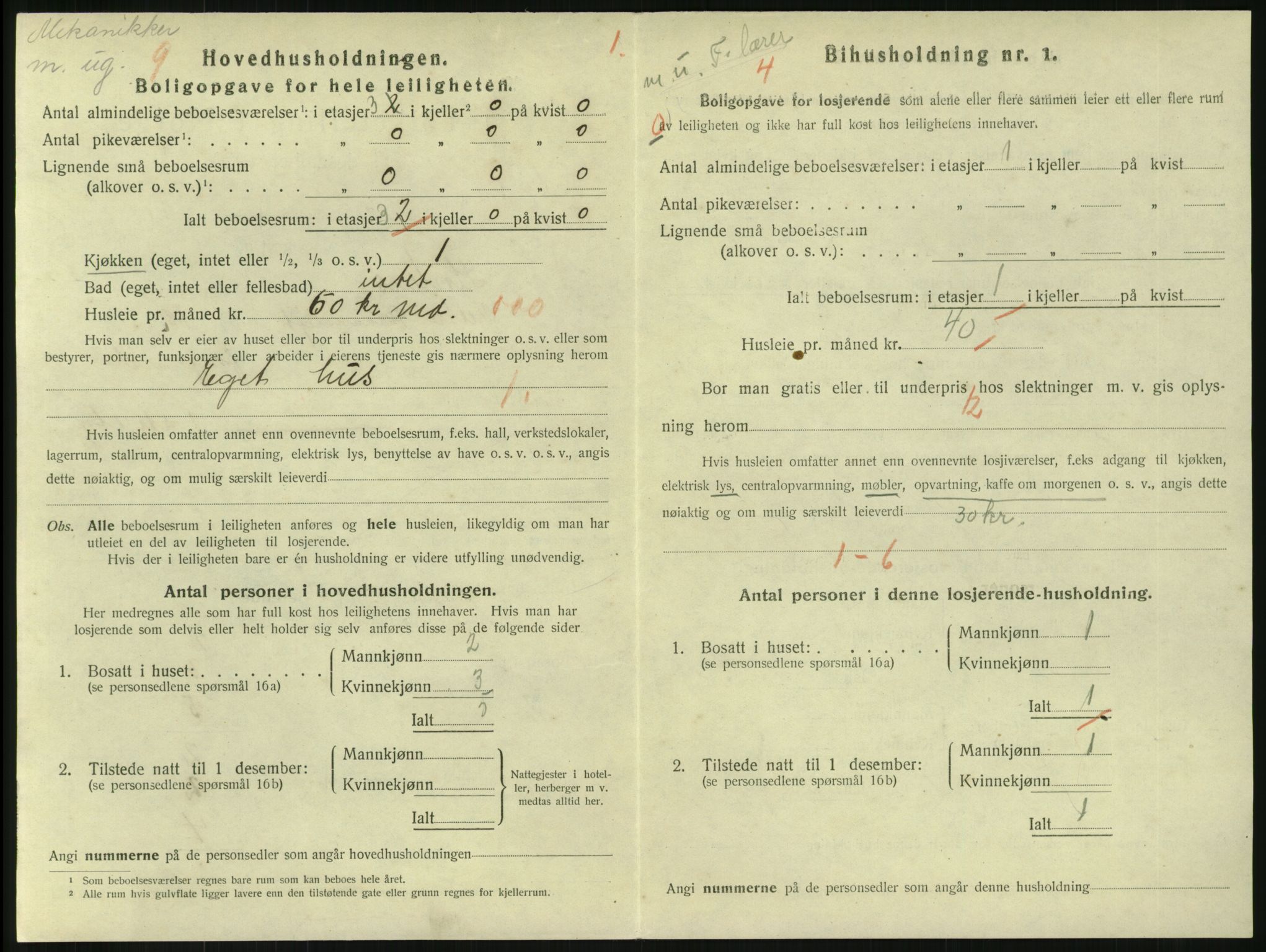 SAKO, 1920 census for Horten, 1920, p. 3388