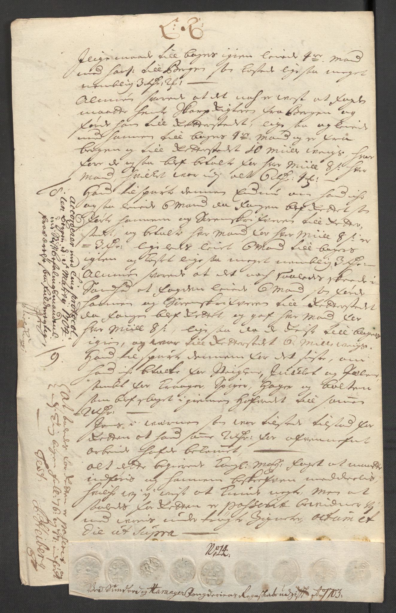 Rentekammeret inntil 1814, Reviderte regnskaper, Fogderegnskap, RA/EA-4092/R48/L2981: Fogderegnskap Sunnhordland og Hardanger, 1703, p. 239