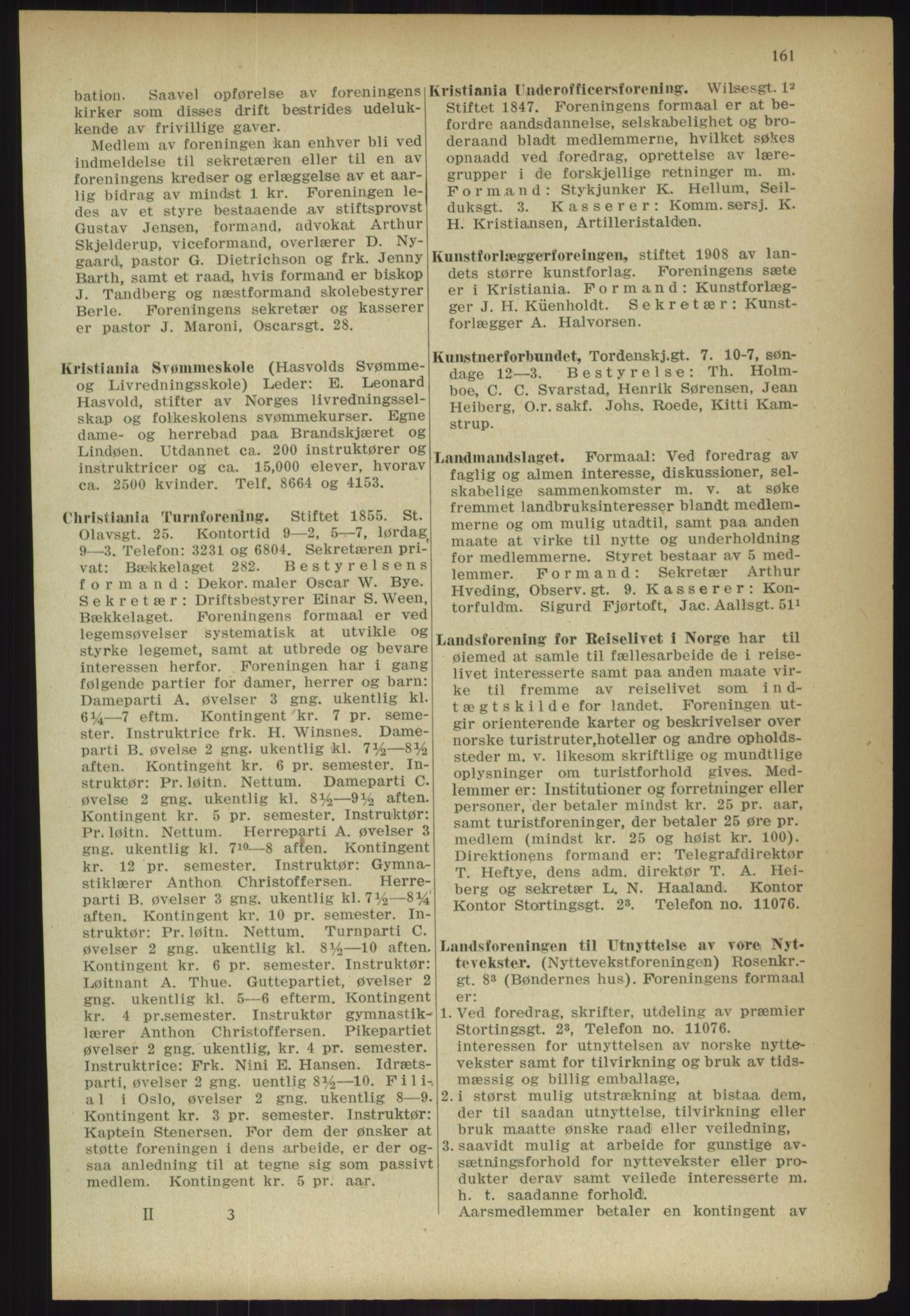 Kristiania/Oslo adressebok, PUBL/-, 1918, p. 174