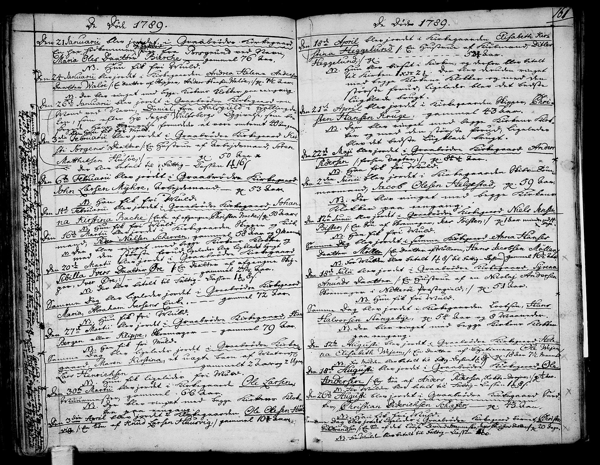 Tønsberg kirkebøker, SAKO/A-330/F/Fa/L0002: Parish register (official) no. I 2, 1760-1796, p. 161