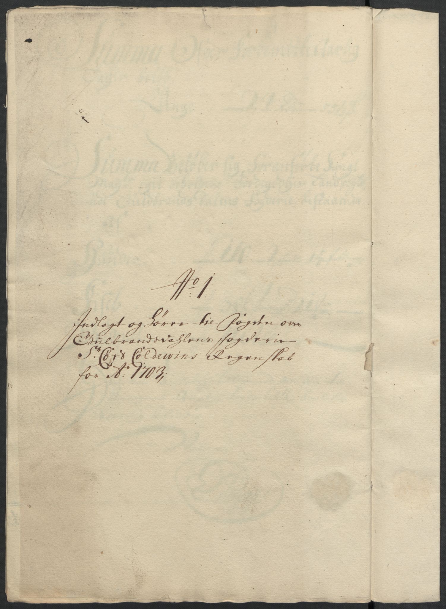 Rentekammeret inntil 1814, Reviderte regnskaper, Fogderegnskap, RA/EA-4092/R17/L1176: Fogderegnskap Gudbrandsdal, 1703, p. 41