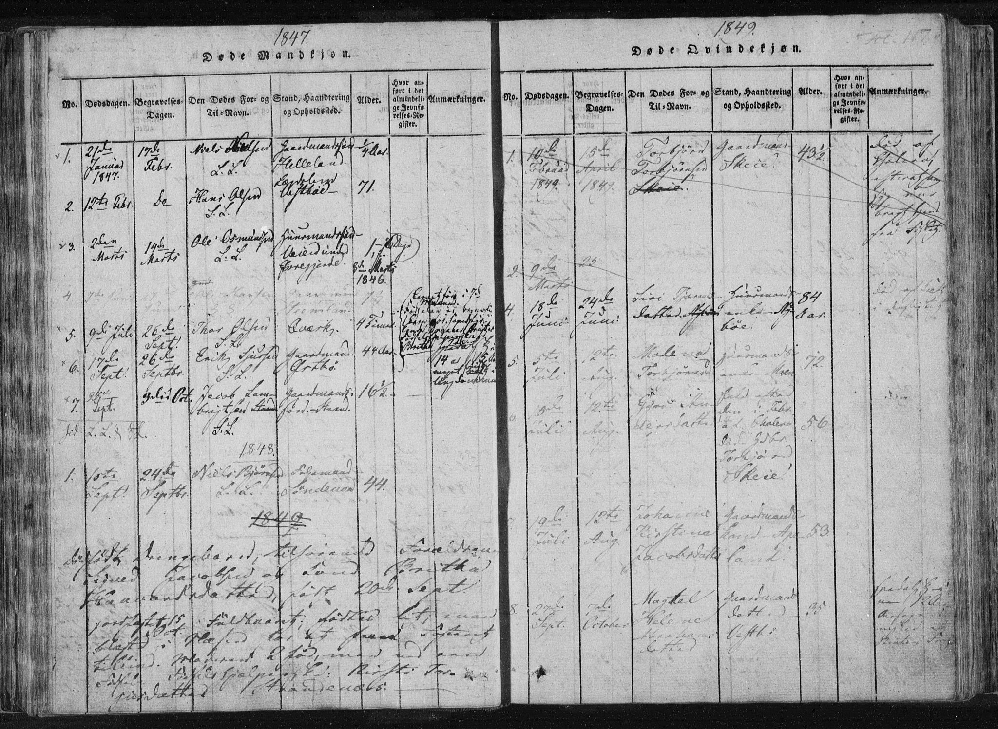 Vikedal sokneprestkontor, SAST/A-101840/01/IV: Parish register (official) no. A 4, 1816-1850, p. 117