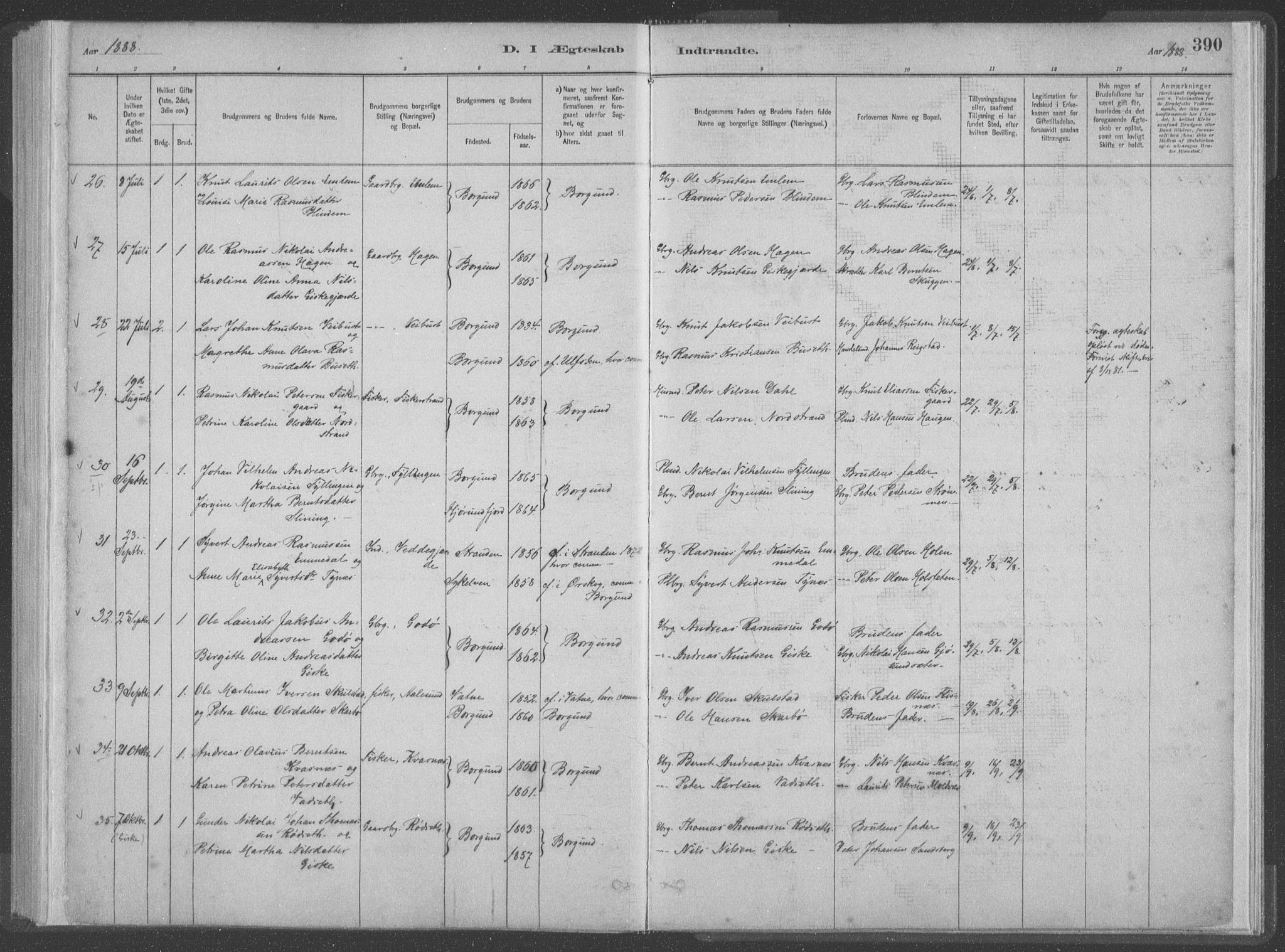 Ministerialprotokoller, klokkerbøker og fødselsregistre - Møre og Romsdal, AV/SAT-A-1454/528/L0402: Parish register (official) no. 528A12II, 1880-1903, p. 390