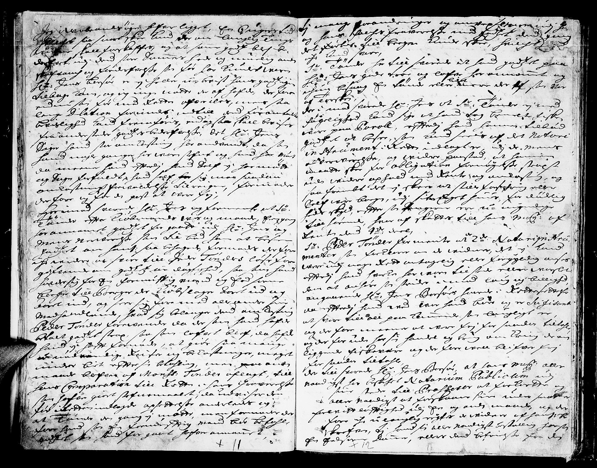 Sunnhordland sorenskrivar, AV/SAB-A-2401/1/F/Faa/L0024: Tingbøker, 1700, p. 10b-11a